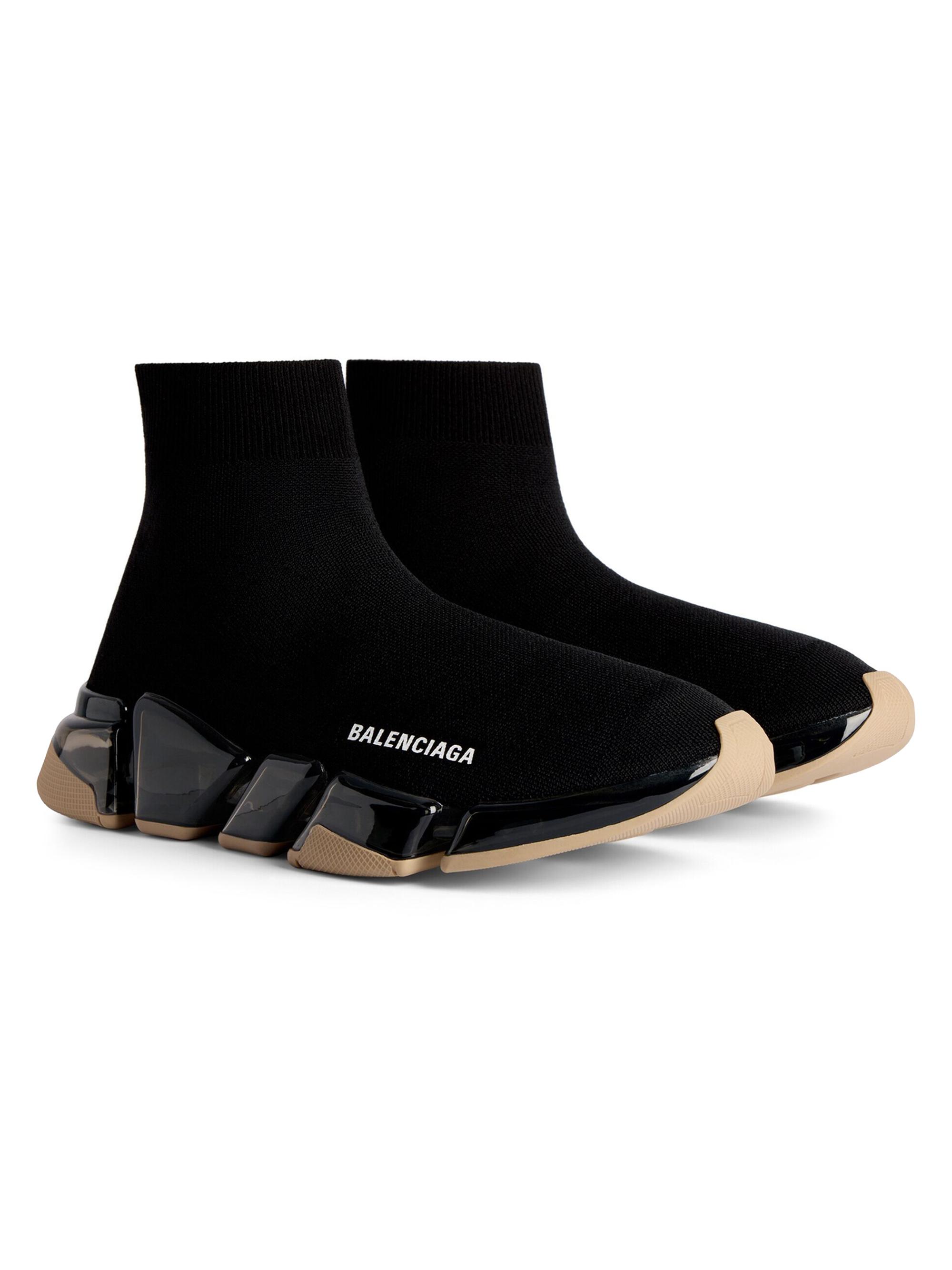Balenciaga Speed 2.0 Full Clear Sole Recycled Knit Sneakers | Saks
