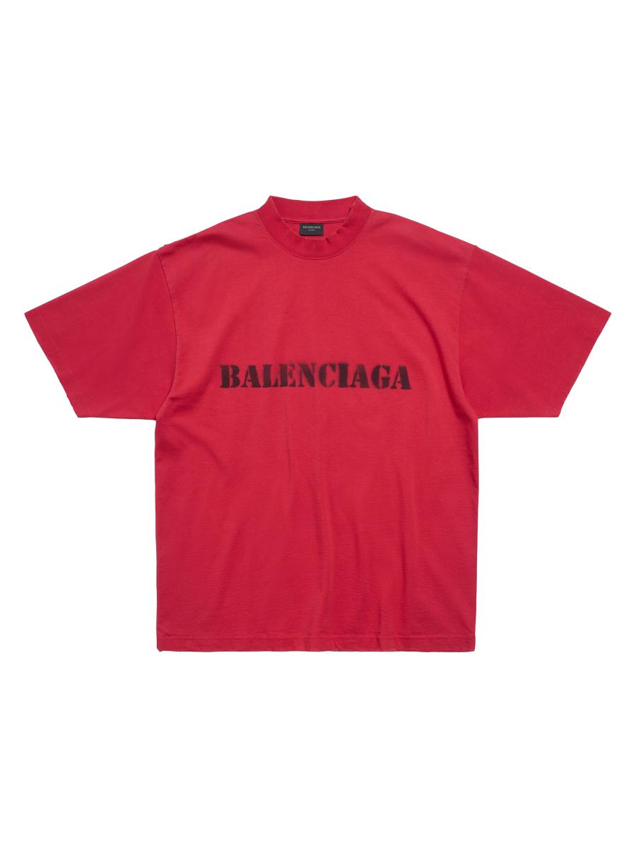 Balenciaga Stencil Type T-Shirt Medium Fit | Saks Fifth Avenue