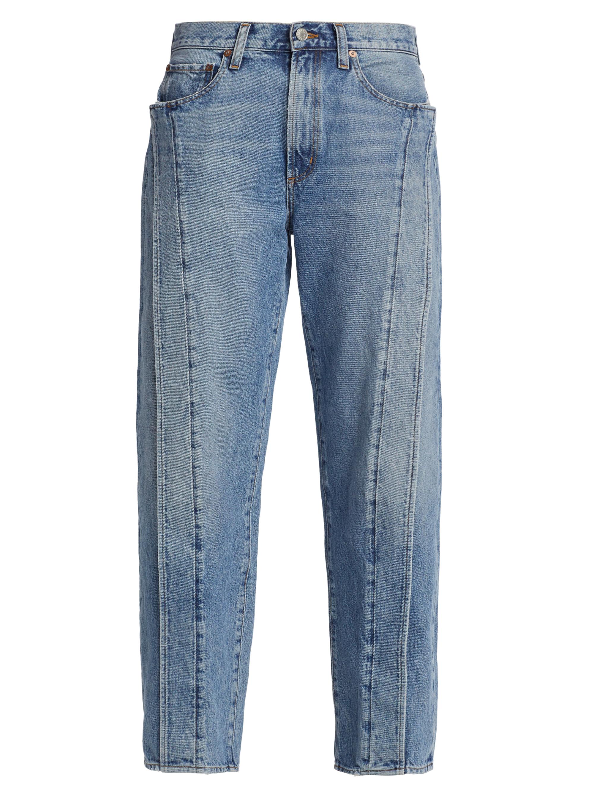 Agolde Women's The Fold High-Rise Straight Jeans - Navigate