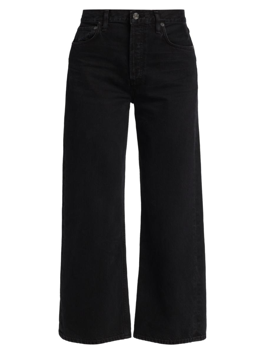 Agolde Ren Ankle-Crop Wide-Leg Jeans | Saks Fifth Avenue