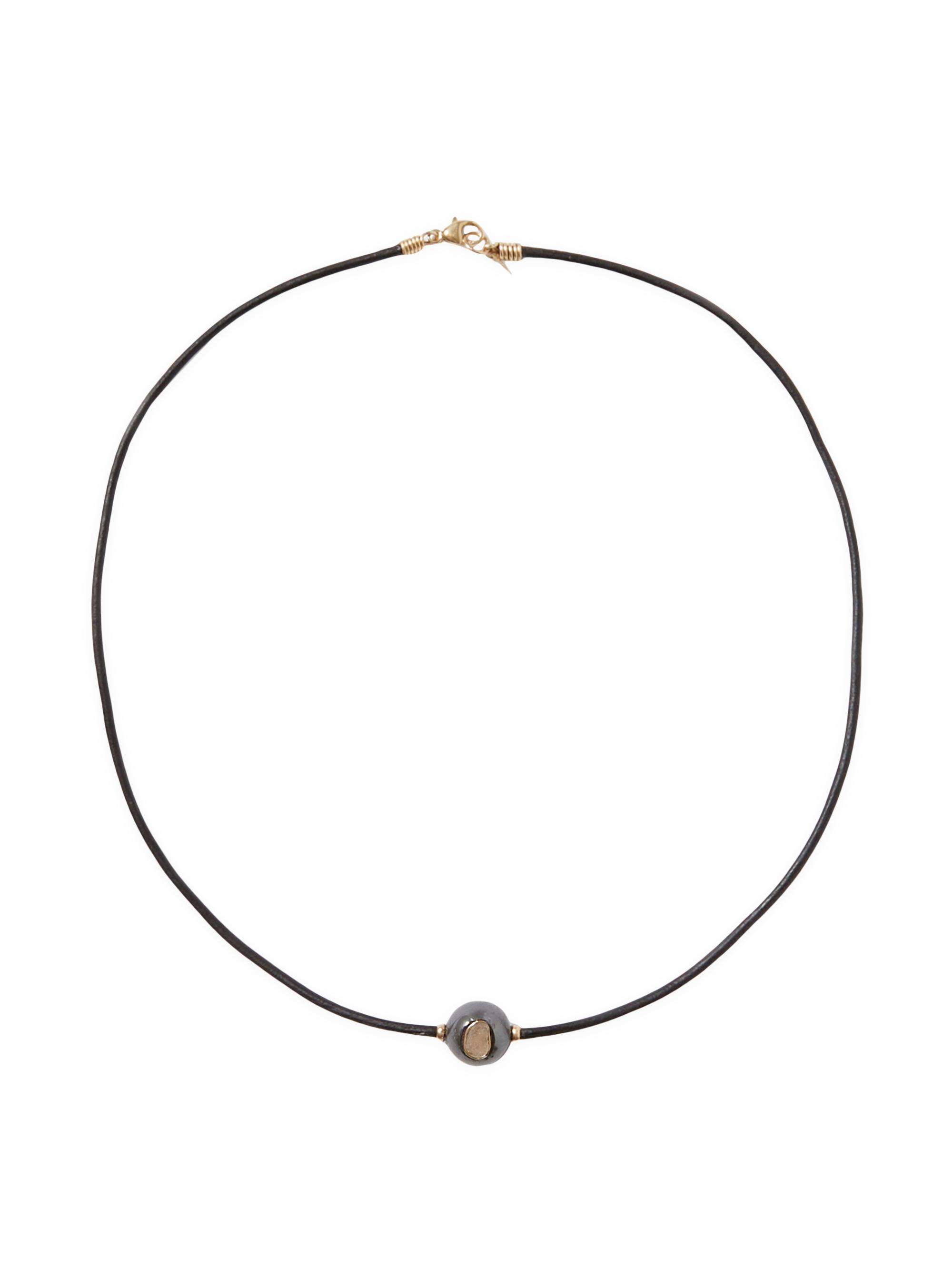 Chan Luu Women's 14K Yellow Gold, 0.20 TCW Diamond & Tahitian Pearl Pendant Necklace - Black Pearl