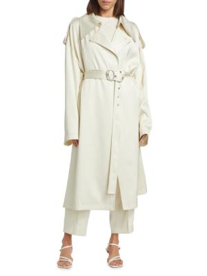 Jil Sander belted trench coat - Black