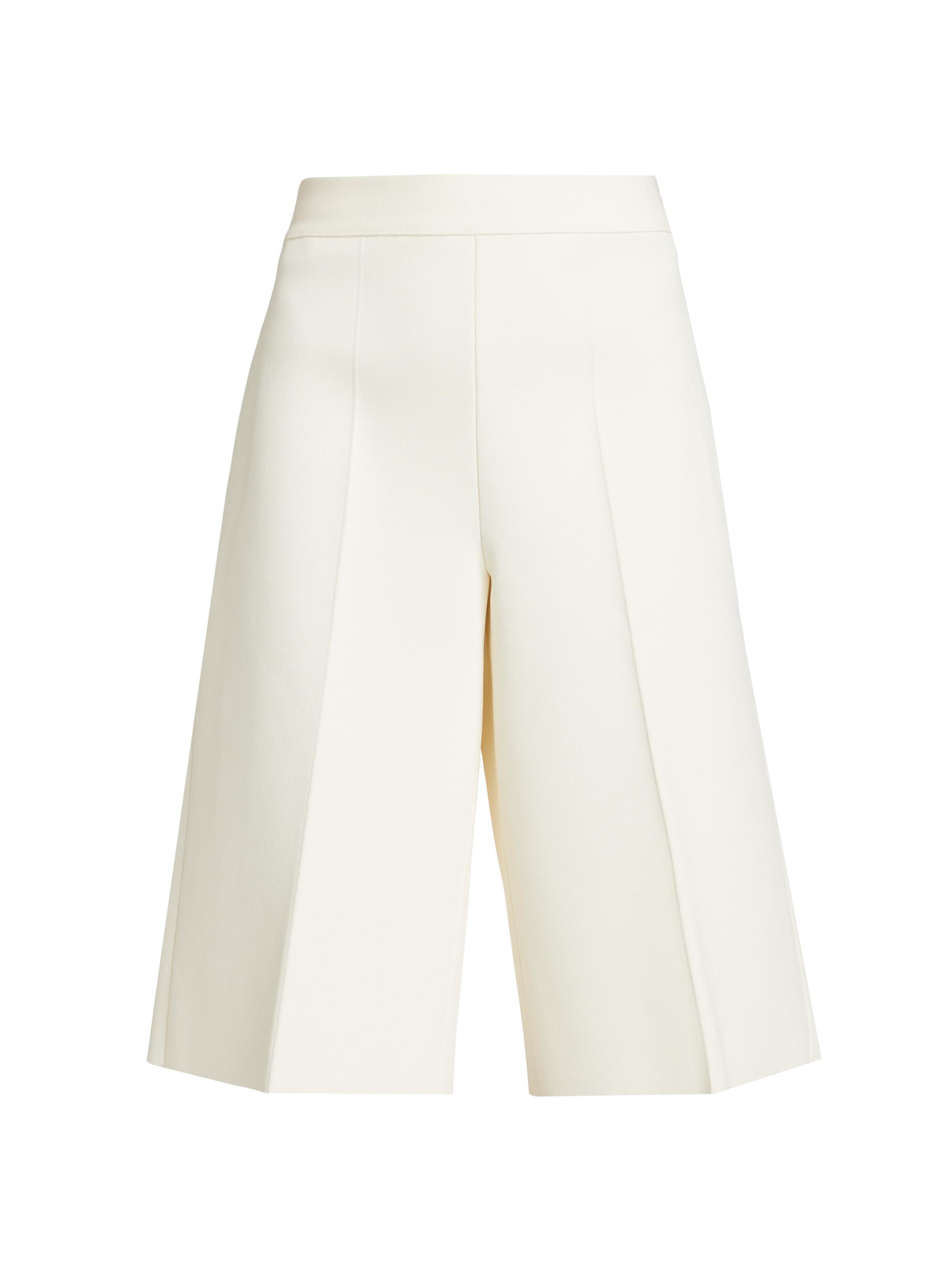 Jil Sander Women's High-Rise Wide-Leg Bermuda Shorts - Cloud
