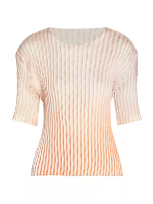 Shop Issey Miyake Suffused Pleats Shirt | Saks Fifth Avenue