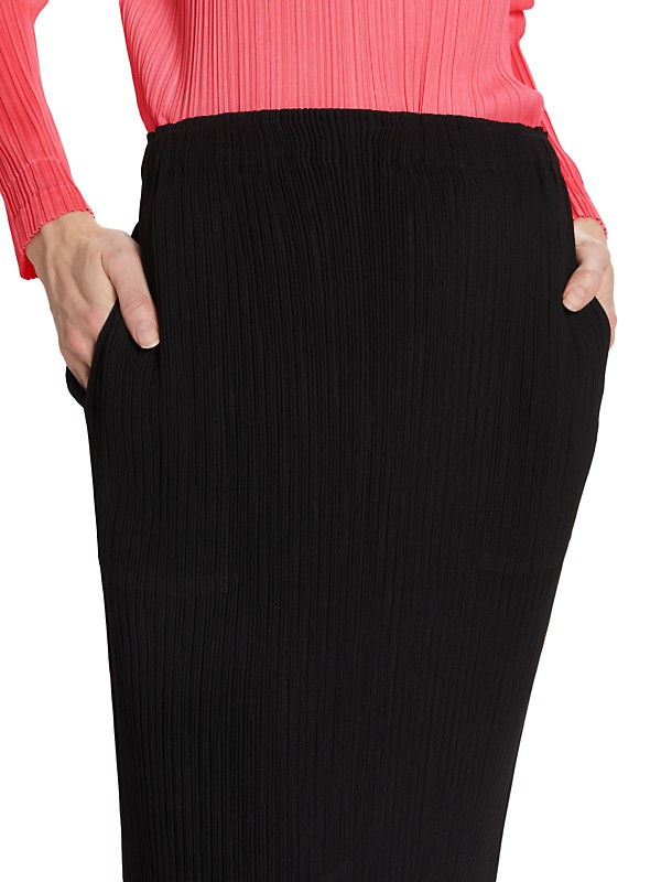 Shop Issey Miyake Grasping the Formless Hatching Pleats Midi Shop Issey Miyake Grasping the Formless Hatching Pleats Midi