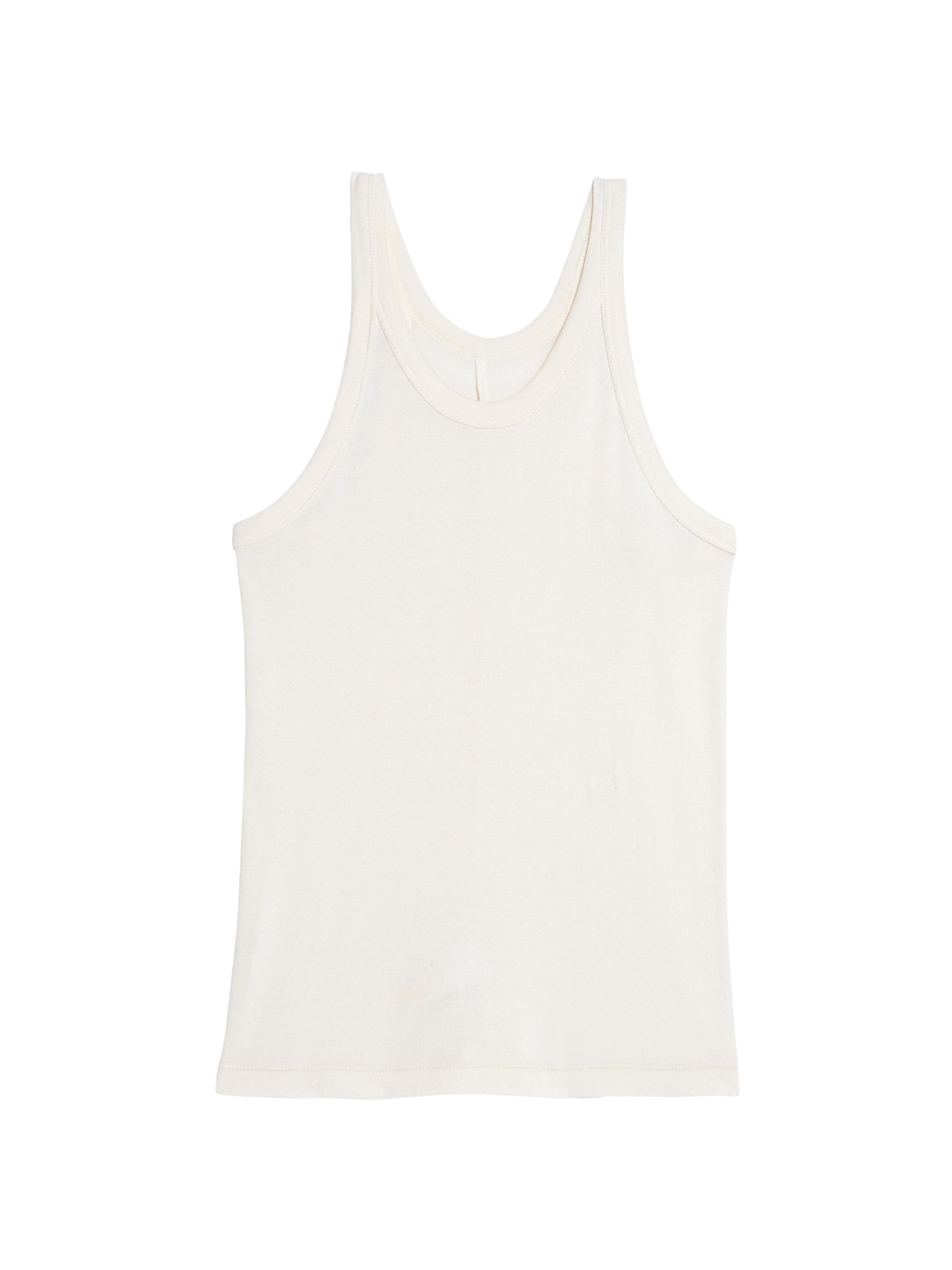 Helmut Lang Women's Cotton-Blend Scoop Tank - Navy