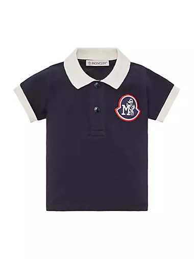 Baby Boy's & Little Boy's Logo Cotton-Blend Polo Shirt