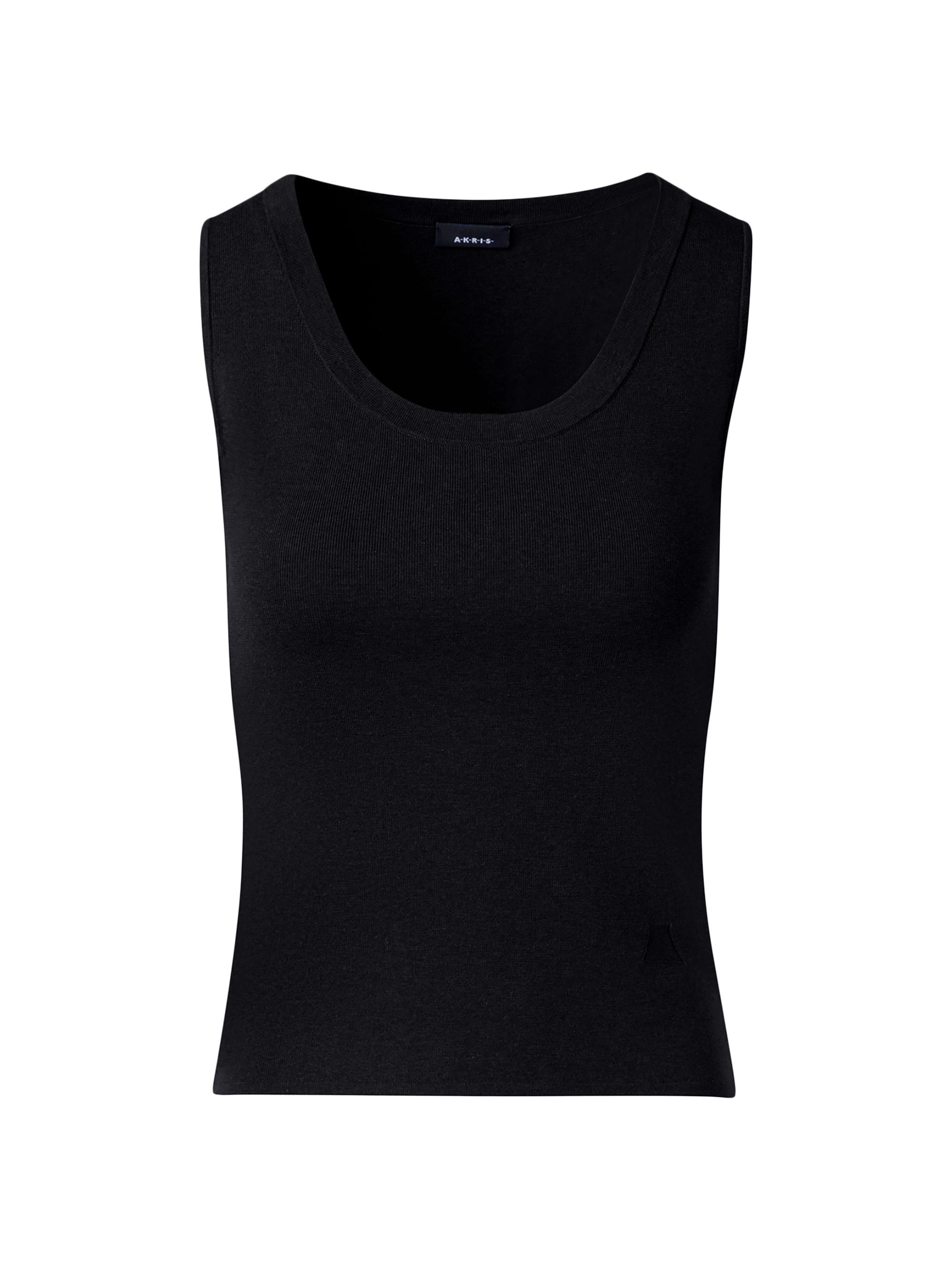 Akris Women's Stretch Cotton Tank - Black