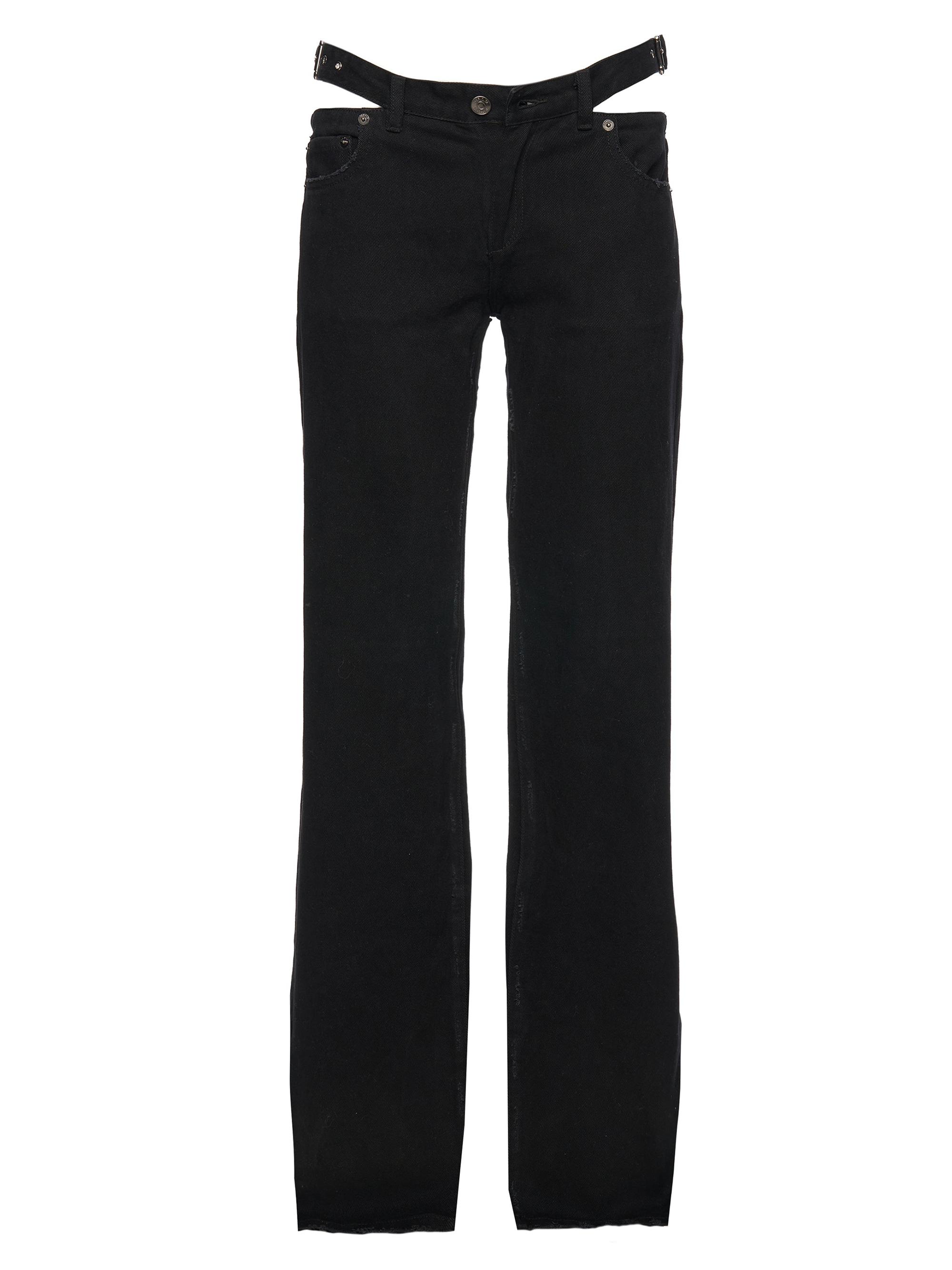 Ser.o.ya Women's Christy Straight Leg Jeans - Stone Black