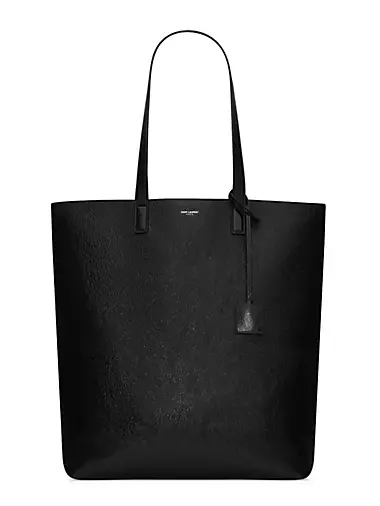 Bold Shopping Bag In Coated Crinkled Leather