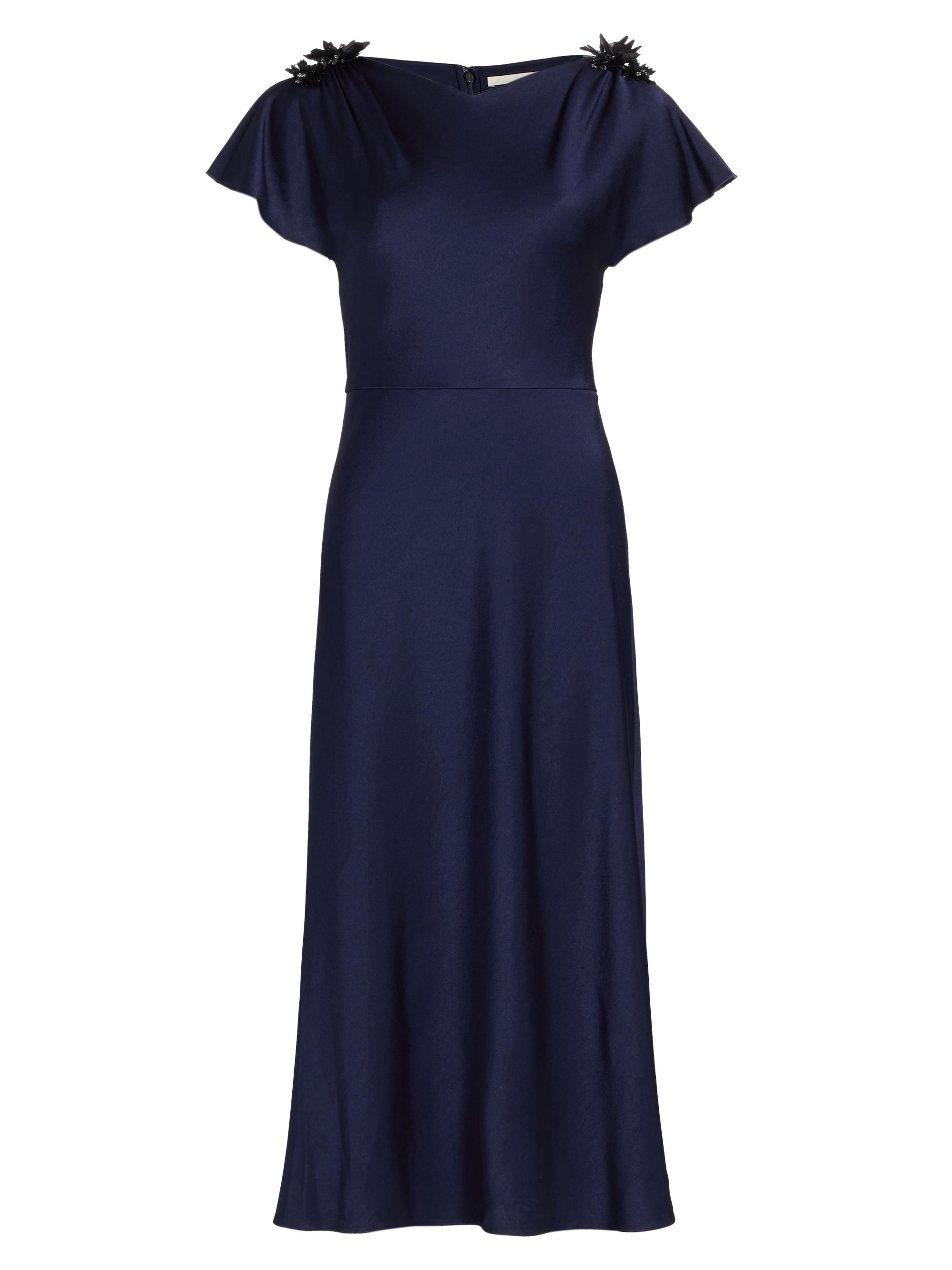 Jason Wu Collection Women's Embellished Bias Midi-Dress - Navy