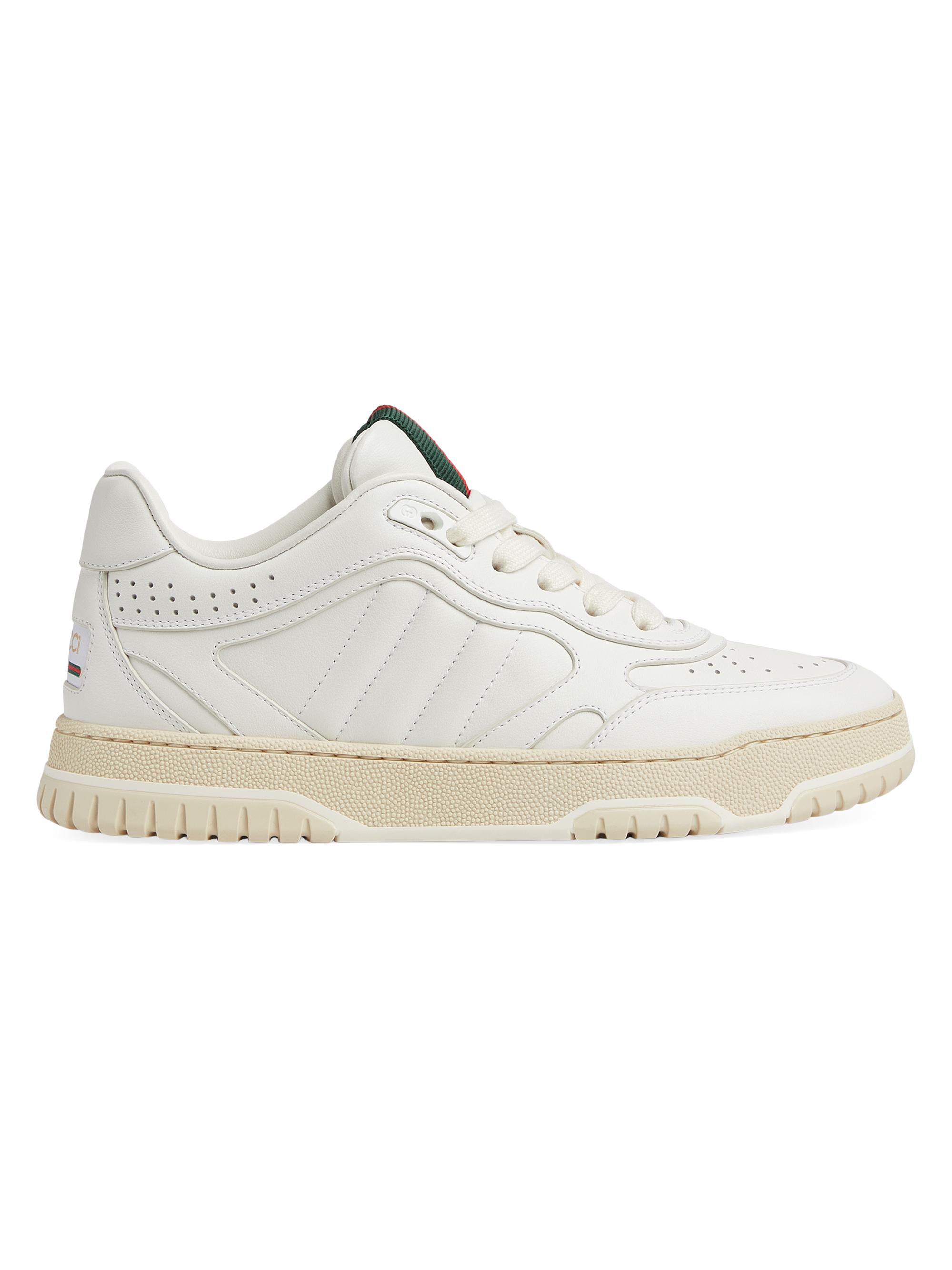 Gucci Women's Leather Low-Top Sneakers - Great White
