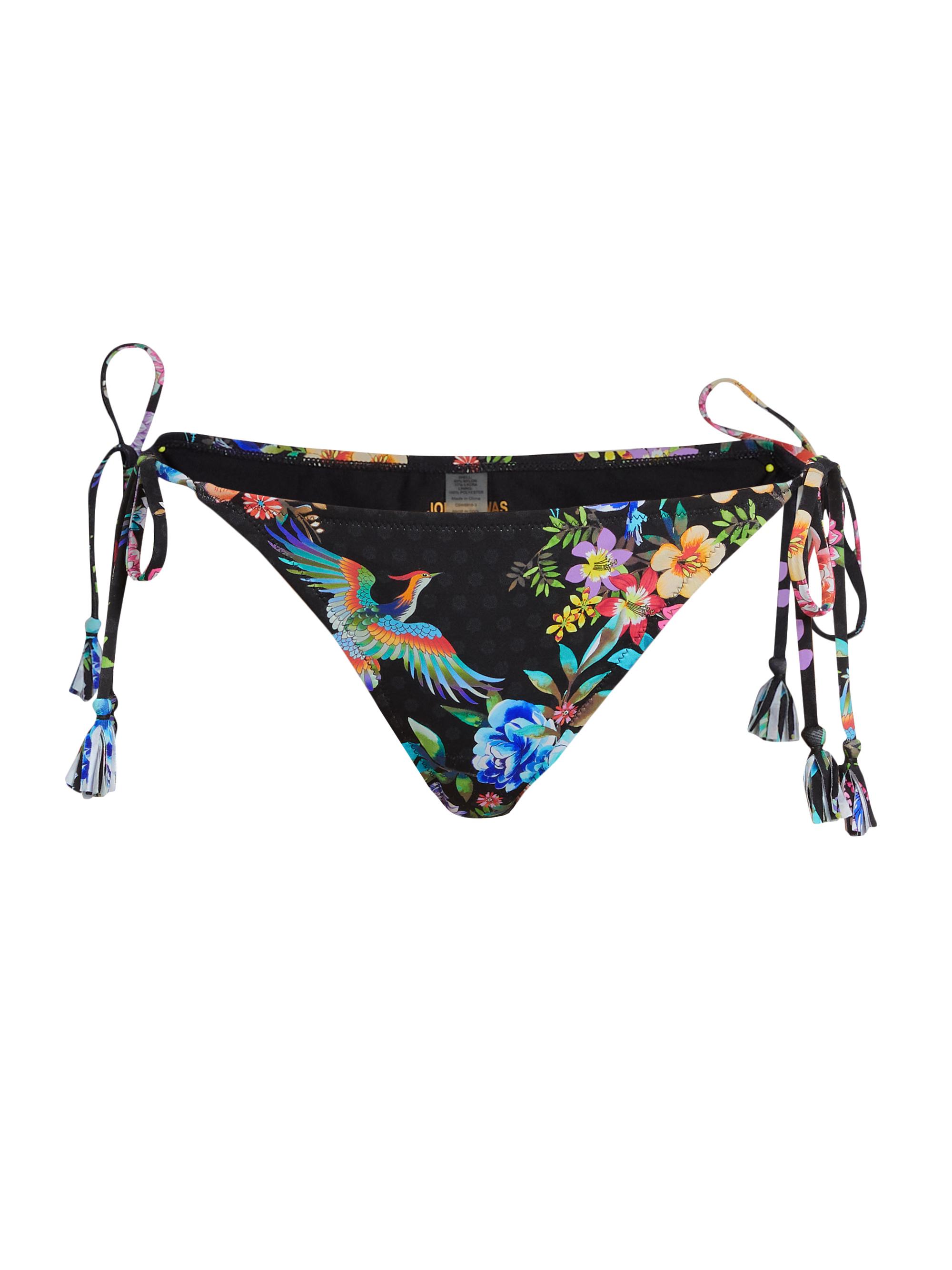 Johnny Was Women's Sognatore Nero String Bikini Bottom