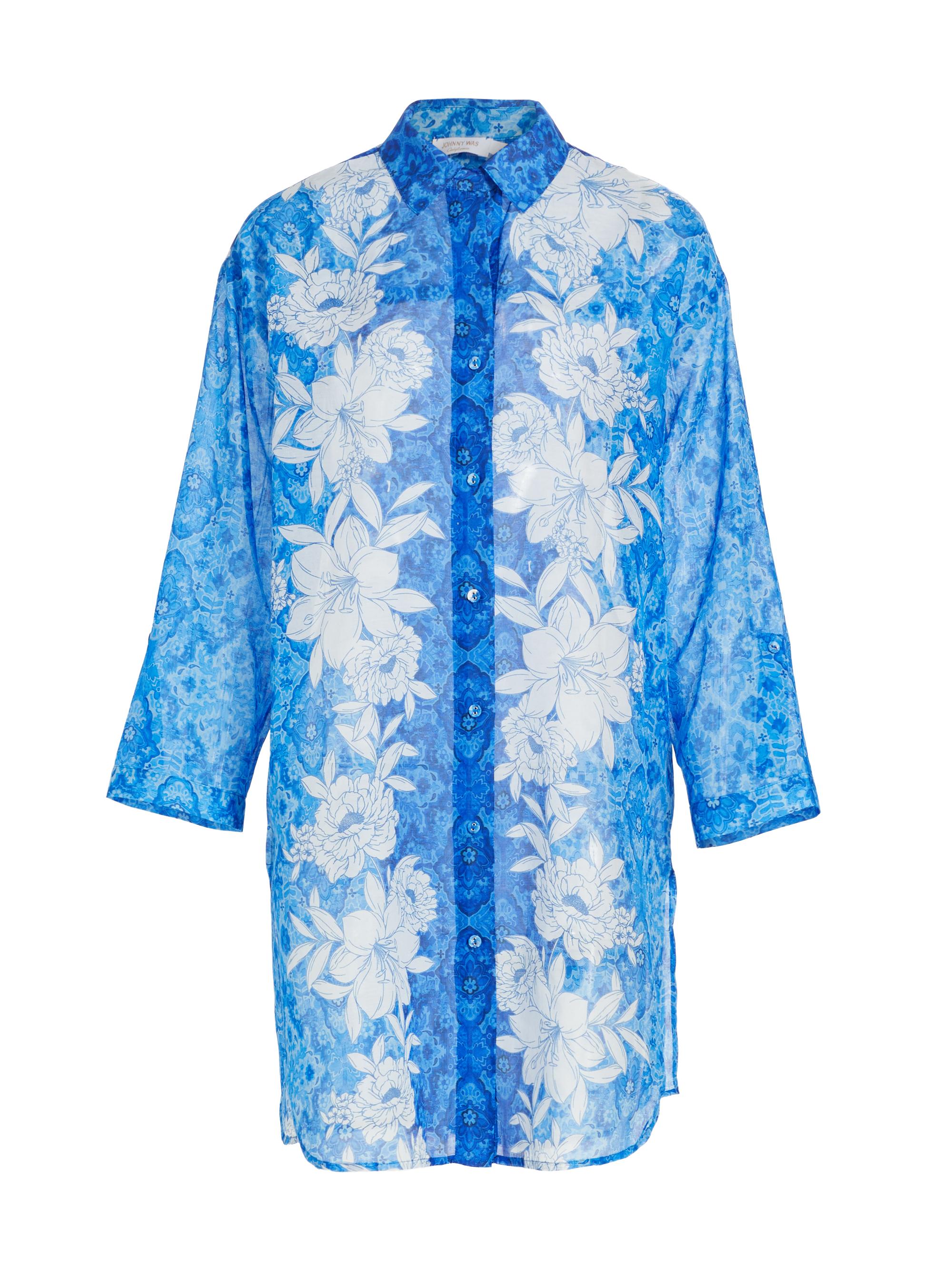 Johnny Was Women's Clio Cotton & Silk Shirtdress