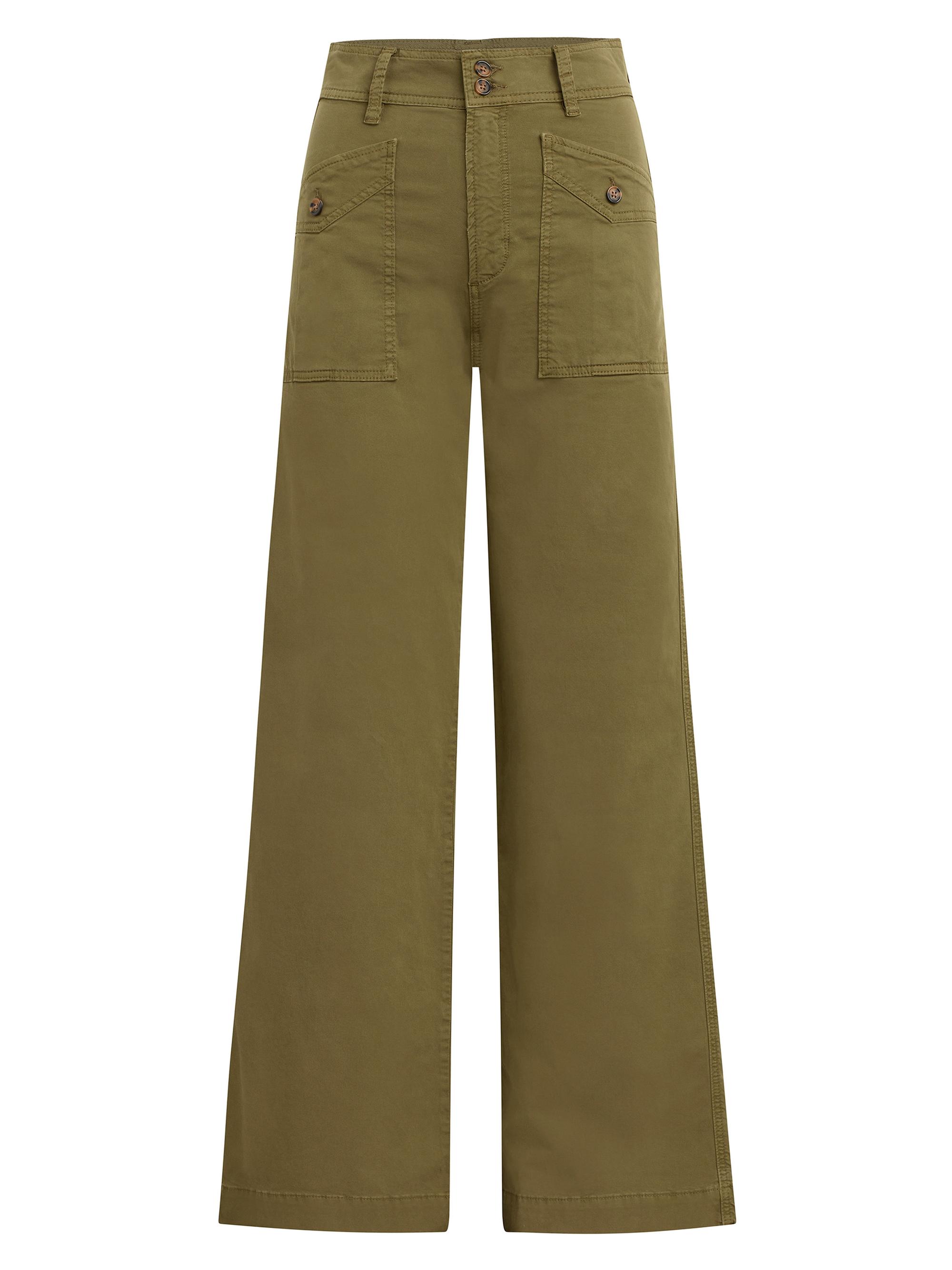Joe's Jeans Women's The Premium Cargo Wide-Leg Pants - Burnt Olive