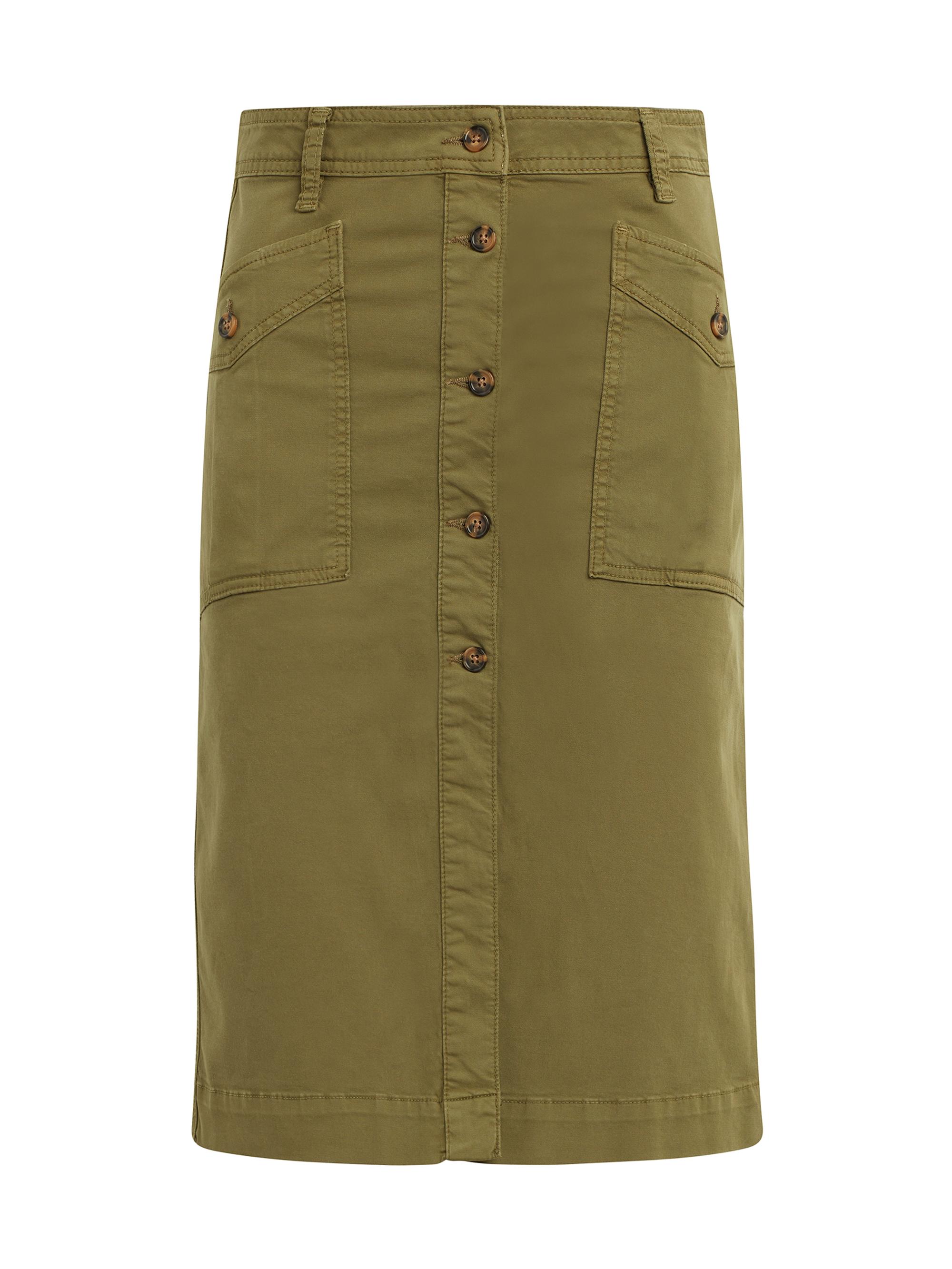 Joe's Jeans Women's The Premium Cargo Midi-Skirt - Burnt Olive