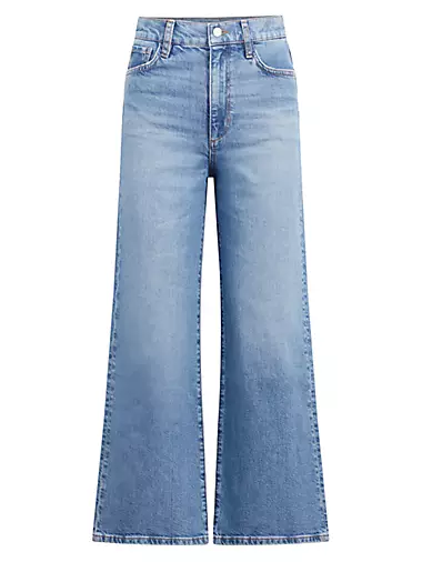 The Mia High-Rise Wide Ankle Jeans