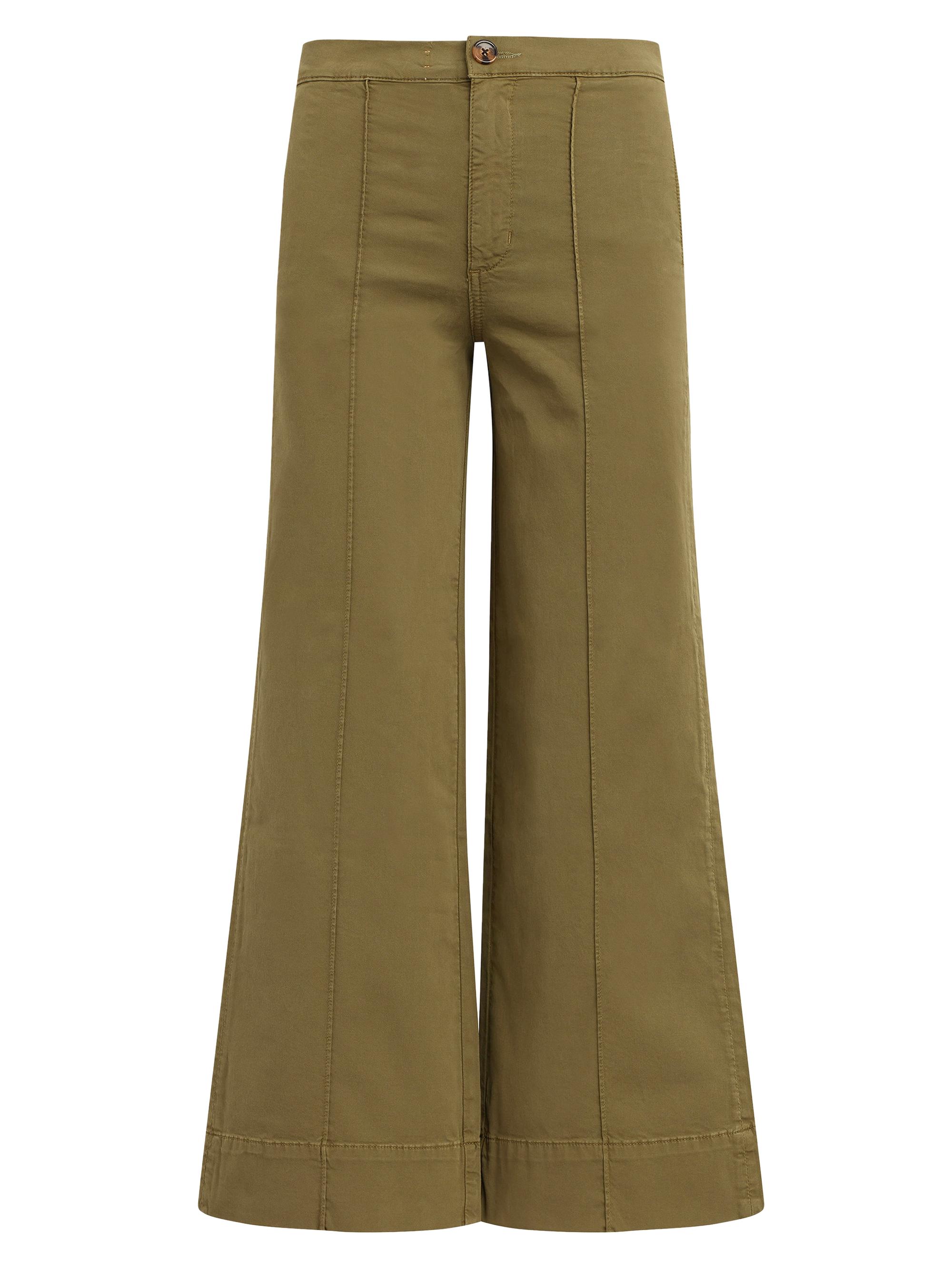 Joe's Jeans Women's The Madison Wide-Leg Ankle Trousers - Burnt Olive