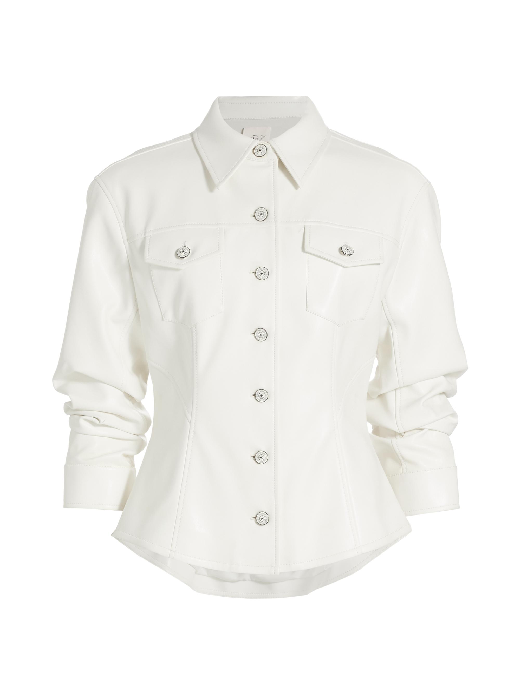 CINQ A SEPT Women's Canyon Vegan Leather Jacket -