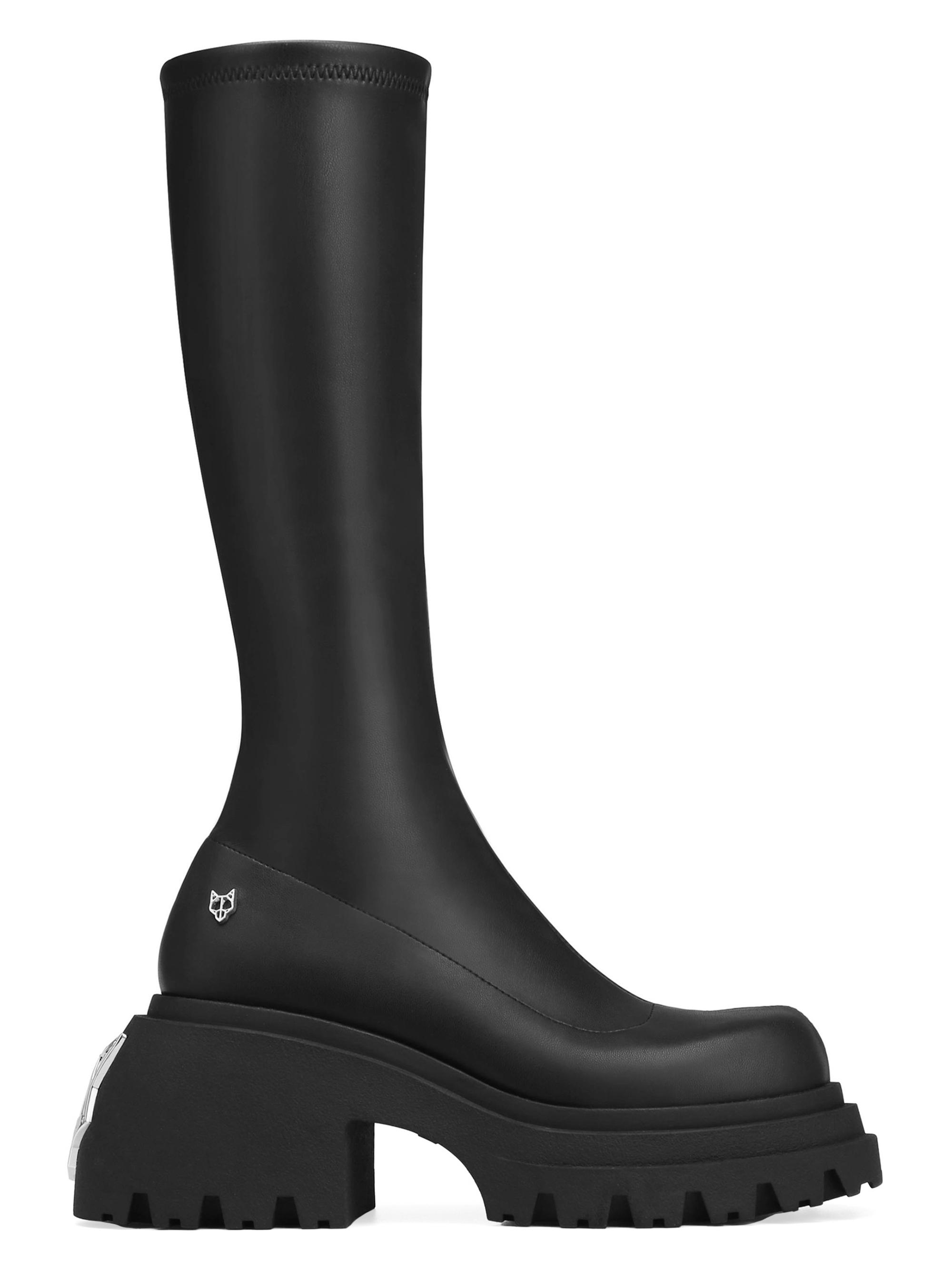 Naked Wolfe Spice Black Stretch Knee-High Boots | Saks Fifth Avenue