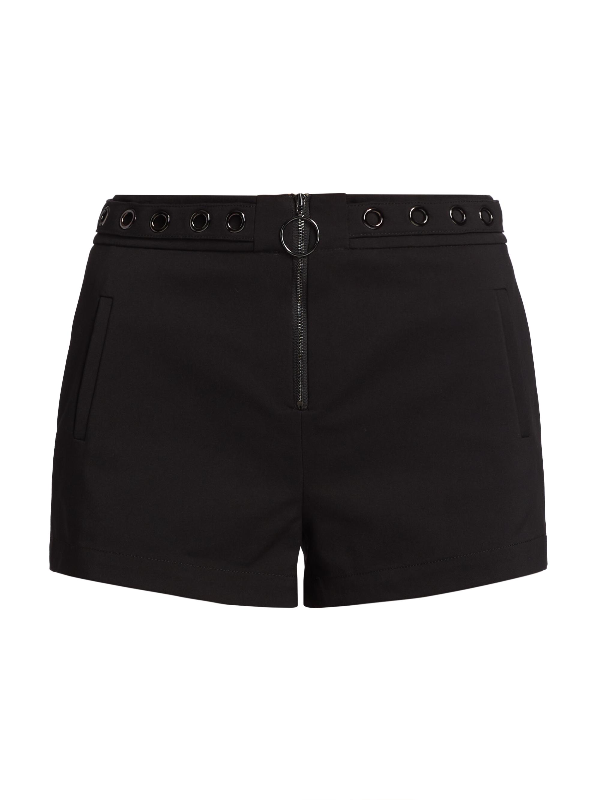 Ramy Brook Women's Etta Grommet Shorts - Black