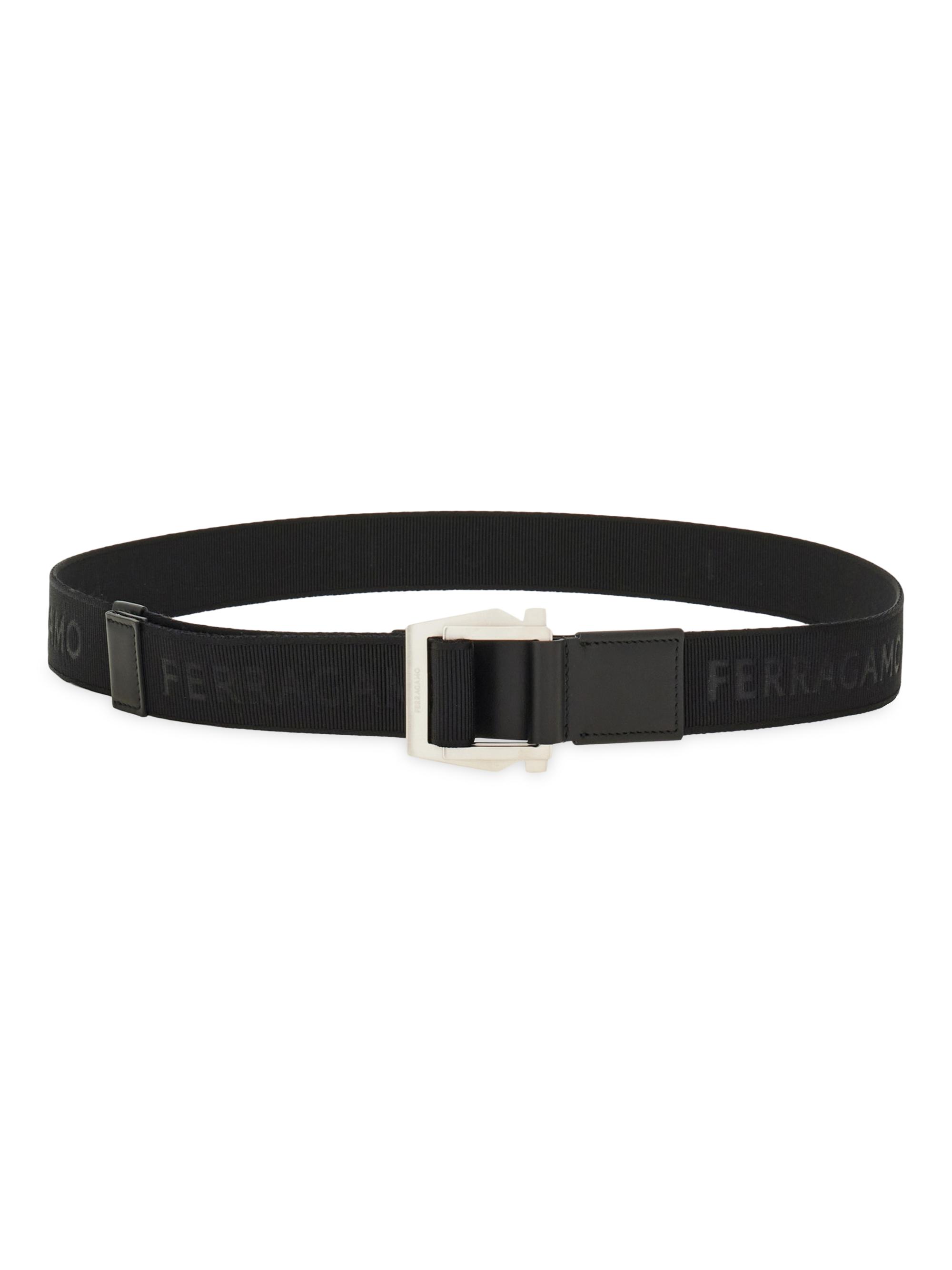 FERRAGAMO Cut-to-Size Logo Grosgrain Belt | Saks Fifth Avenue