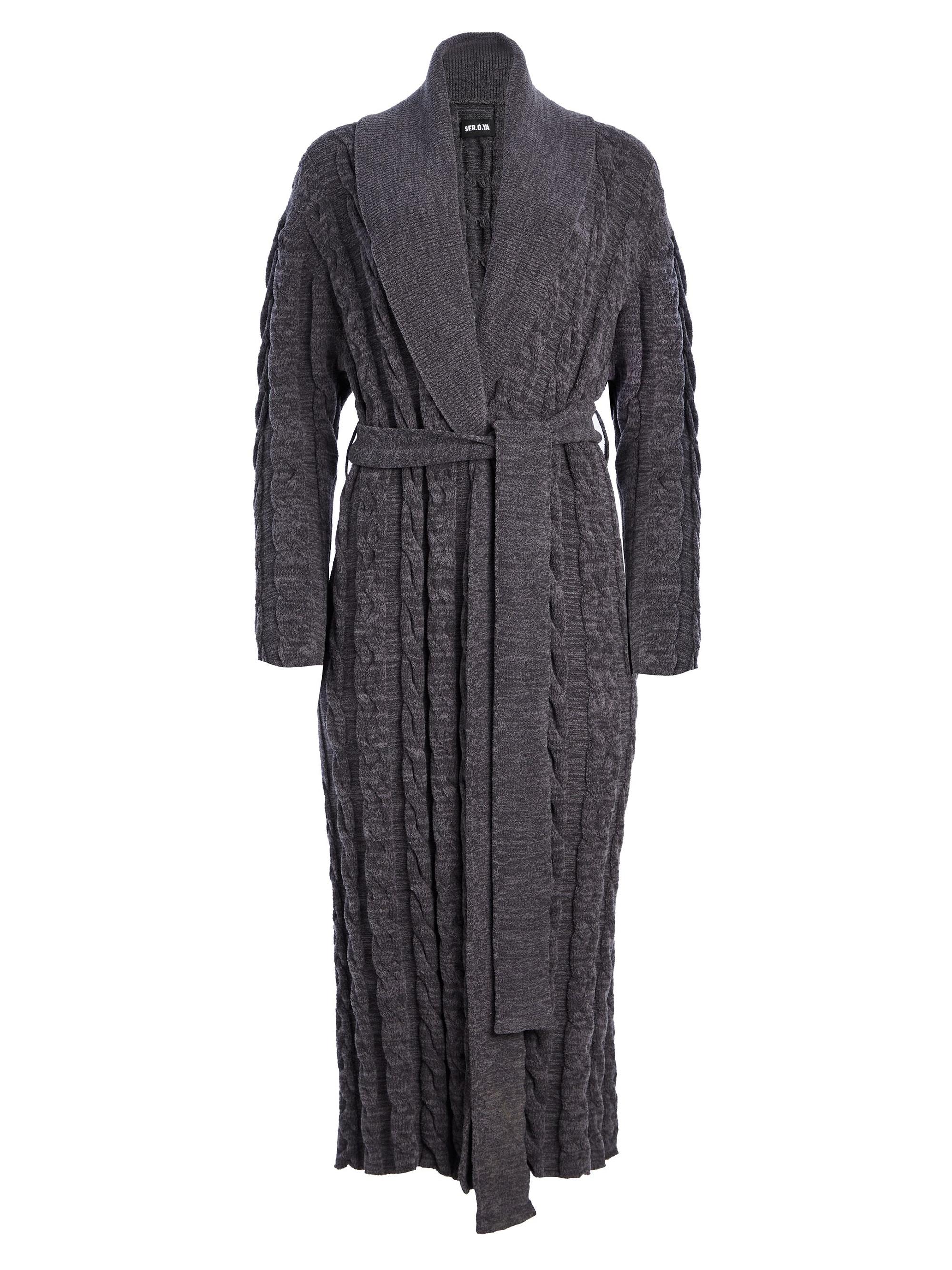 Ser.o.ya Women's Nettie Duster Cardigan - Pewter