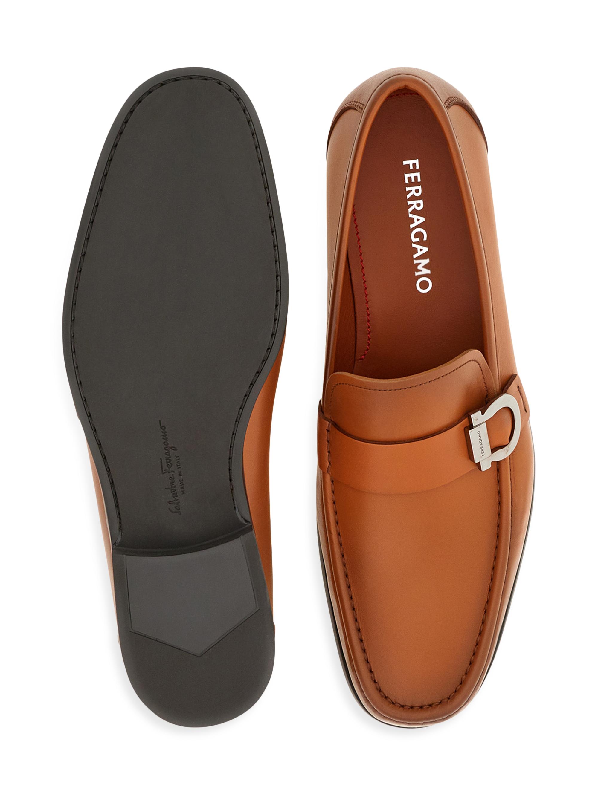 FERRAGAMO Caspian Leather Loafers | Saks Fifth Avenue