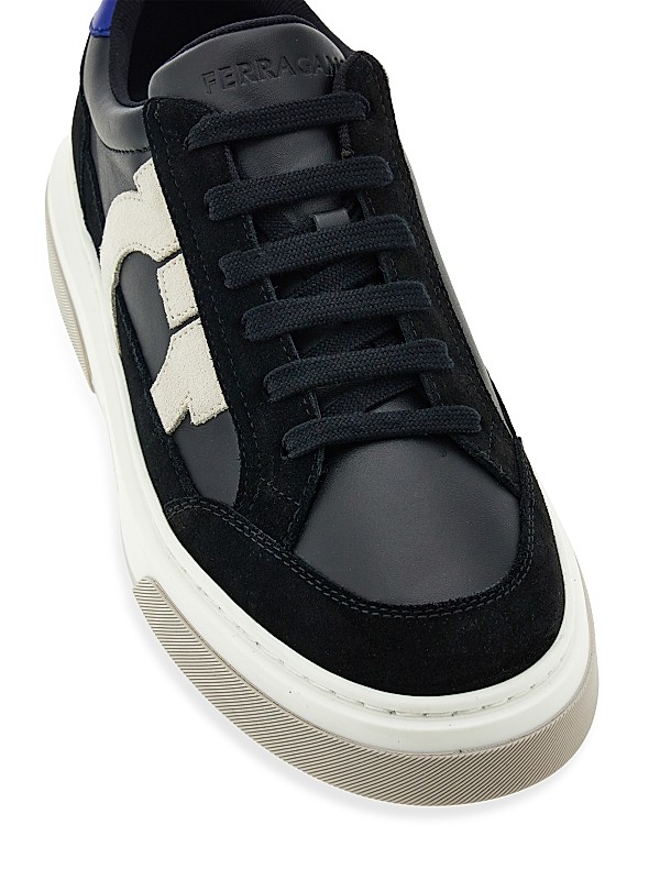 Shop FERRAGAMO Cassina Gancini Leather Sneakers | Saks Fifth Shop FERRAGAMO Cassina Gancini Leather Sneakers | Saks Fifth