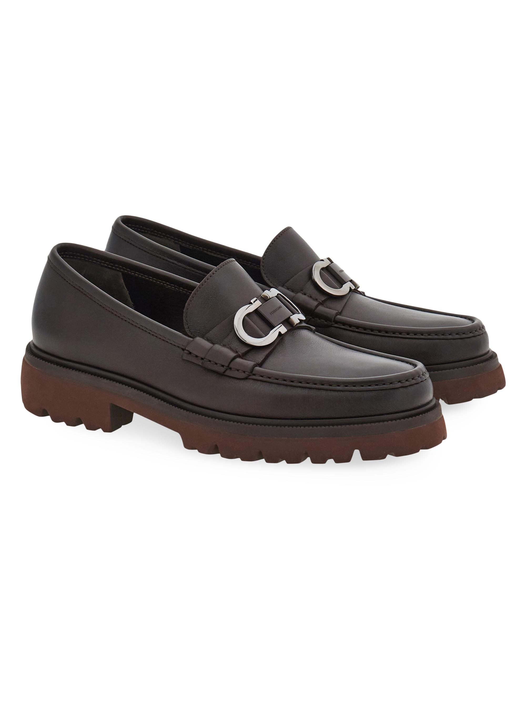 FERRAGAMO Cocoonvit Saddle Leather Loafers | Saks Fifth Avenue