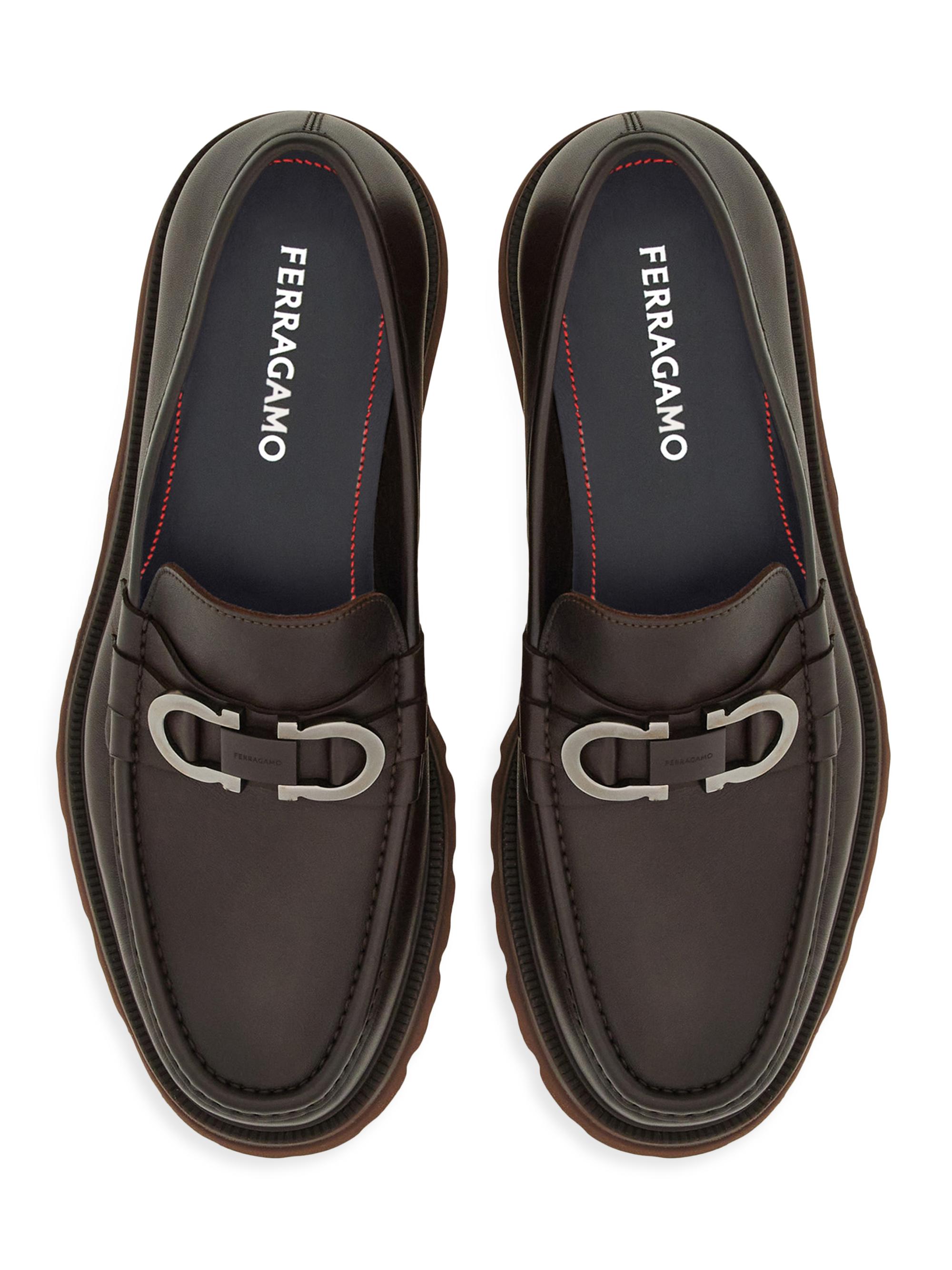 FERRAGAMO Cocoonvit Saddle Leather Loafers | Saks Fifth Avenue