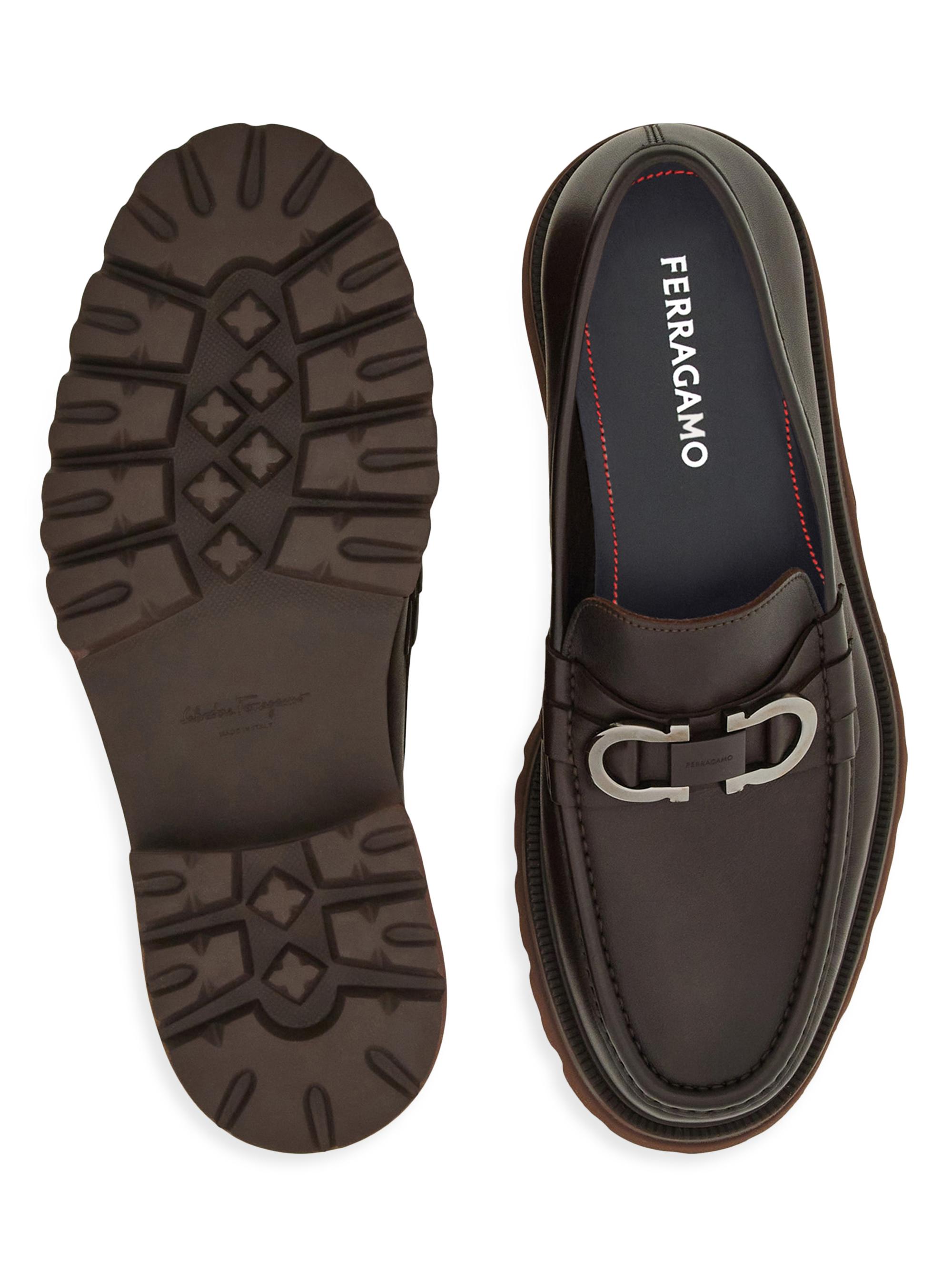 FERRAGAMO Cocoonvit Saddle Leather Loafers | Saks Fifth Avenue