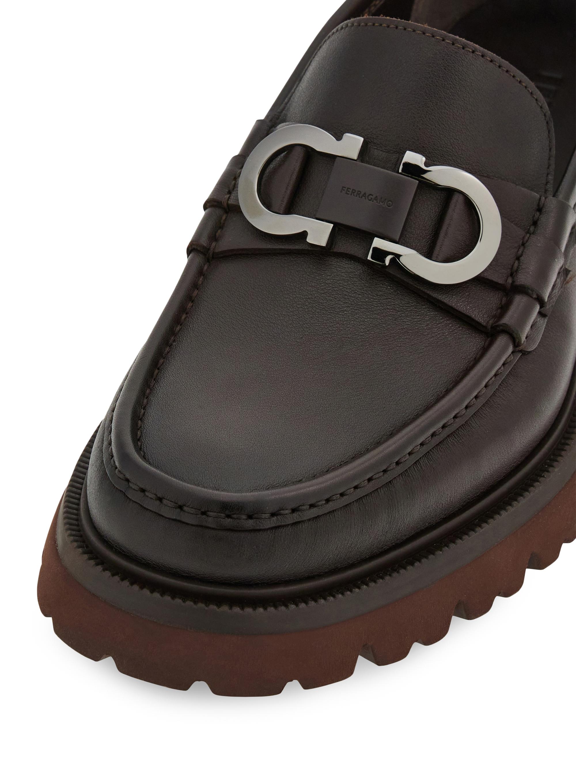FERRAGAMO Cocoonvit Saddle Leather Loafers | Saks Fifth Avenue