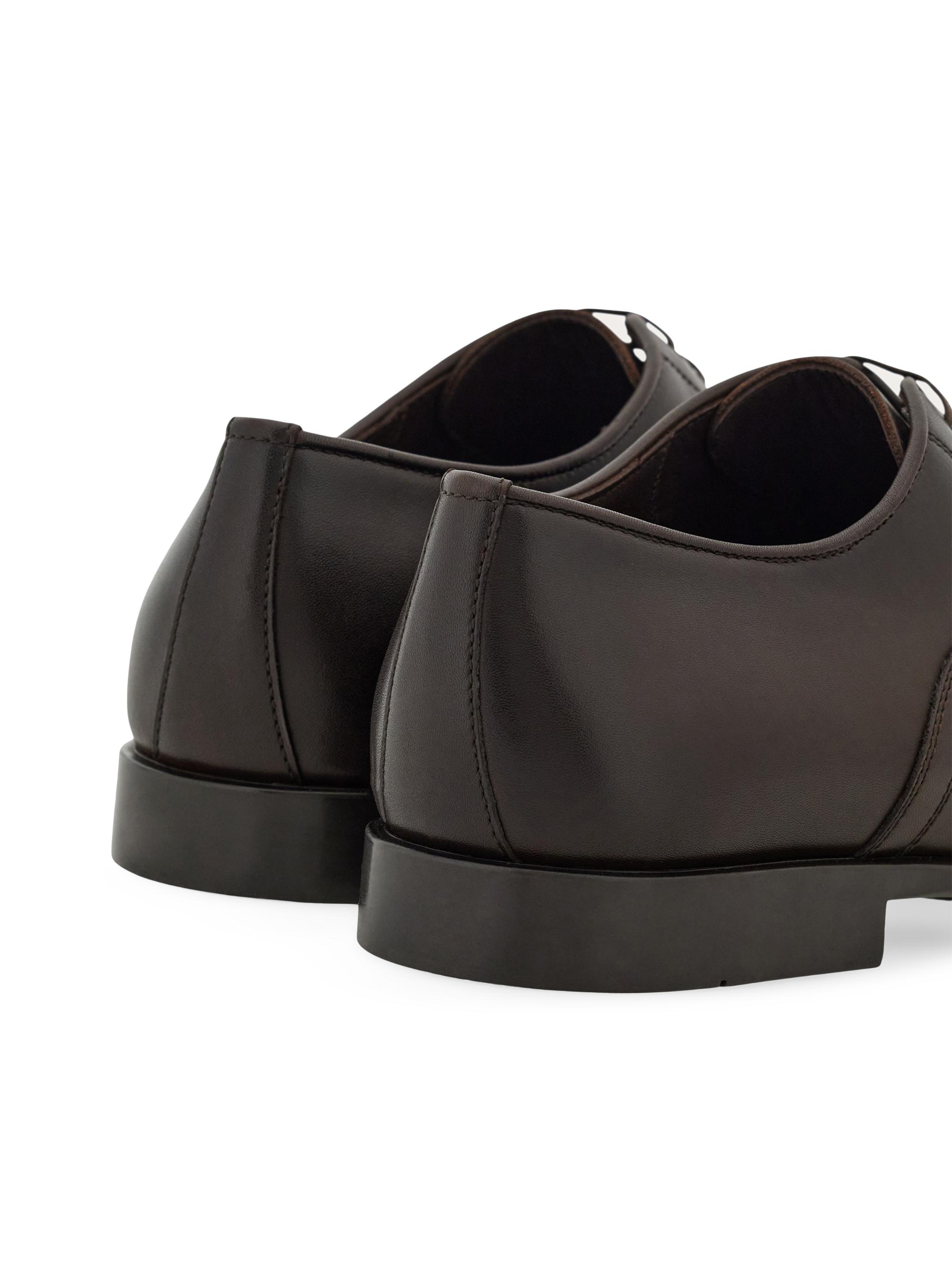 FERRAGAMO Men\'s Cortez Leather Oxford Shoes Black FERRAGAMO Cortez Leather Oxfords | Saks Fifth Avenue main image 4