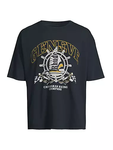 Geneve Catamaran Logo Cotton T-Shirt