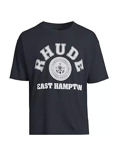 Hampton Catamaran Logo Cotton T-Shirt