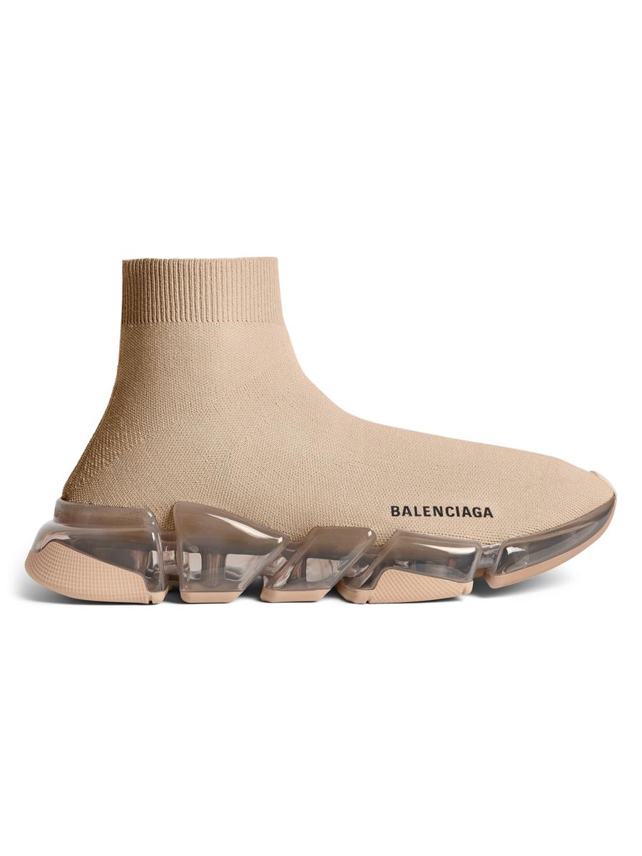 【BALENCIAGA】SPEED 2.0 リサイクルニット SLIDE Balenciaga Speed 2.0 Recycled Knit Slide Sandals | Saks