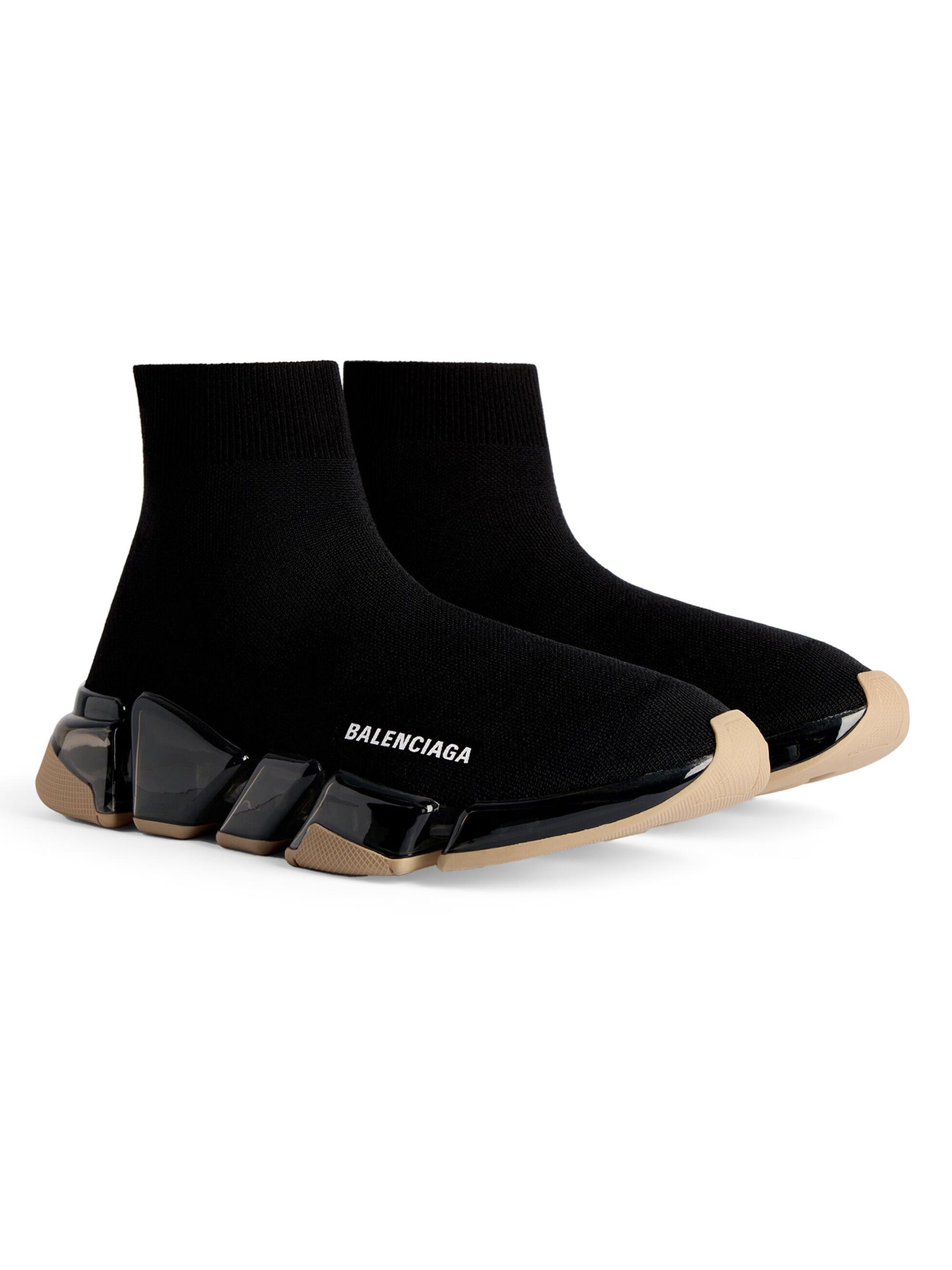 Balenciaga Speed 2.0 Full Clear Sole Knit Sneakers | Saks Fifth Avenue