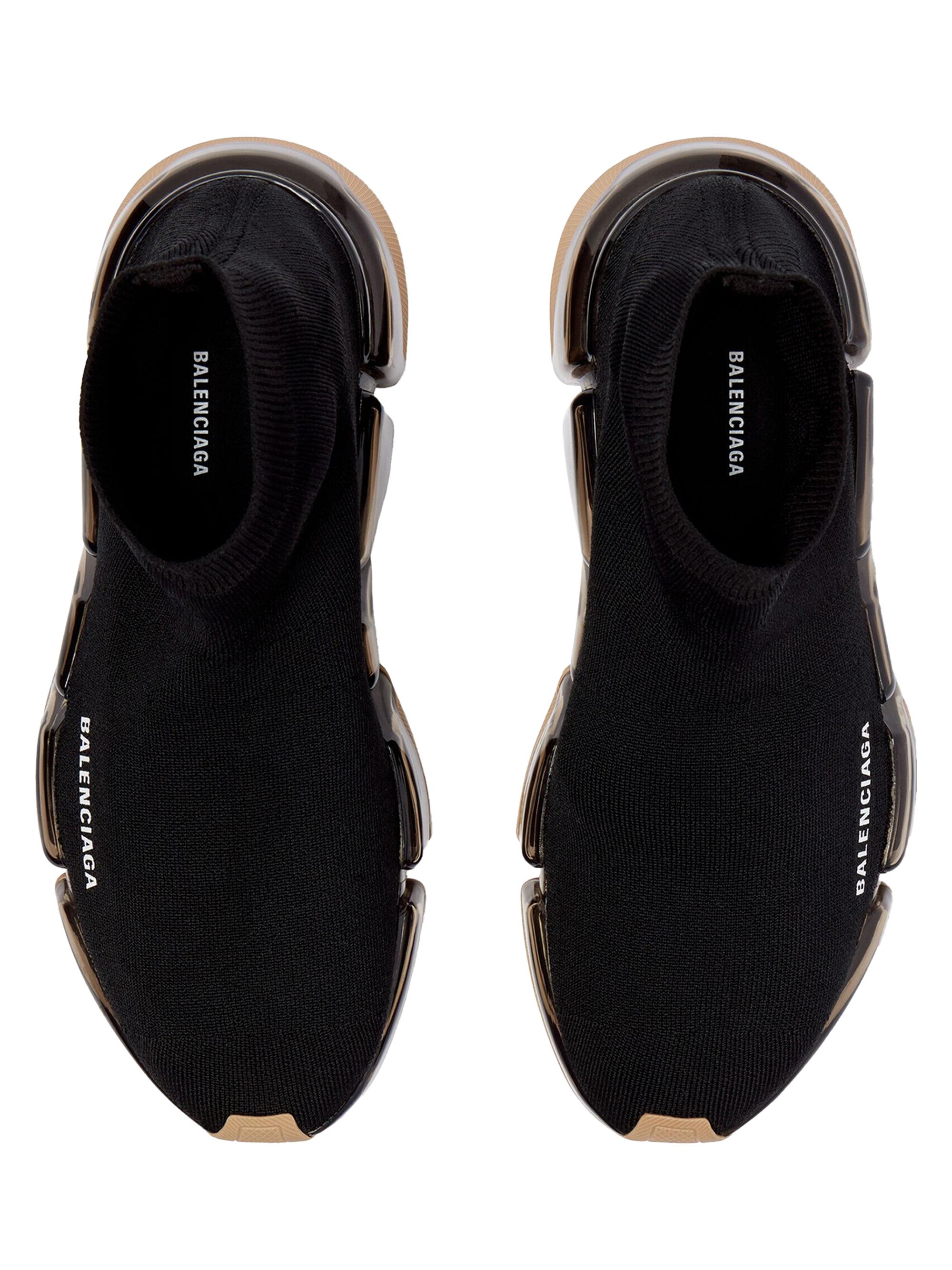 Balenciaga Speed 2.0 Full Clear Sole Knit Sneakers | Saks Fifth Avenue