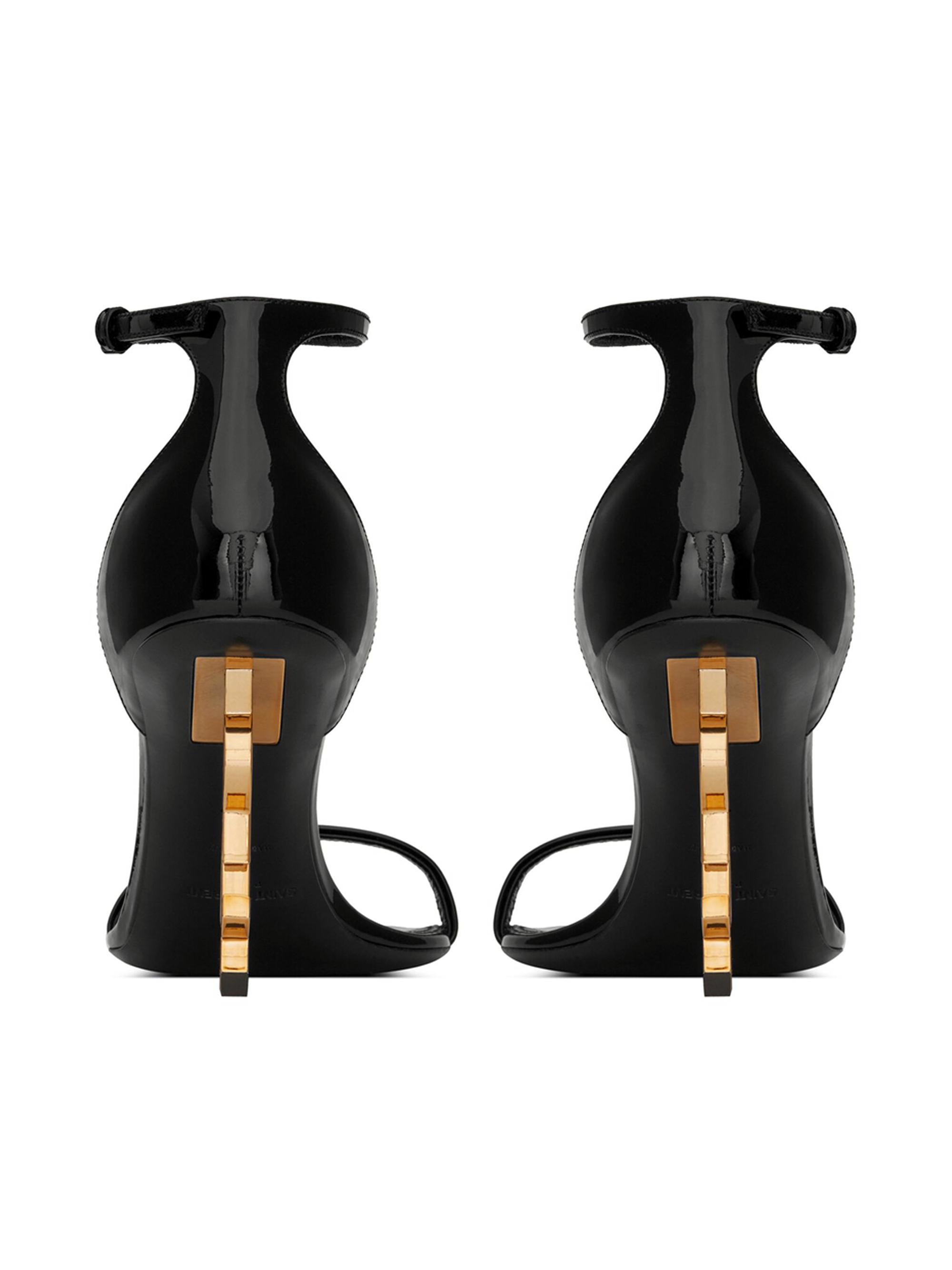 Saint Laurent Opyum Sandals in Patent Leather Saks Fifth Avenue