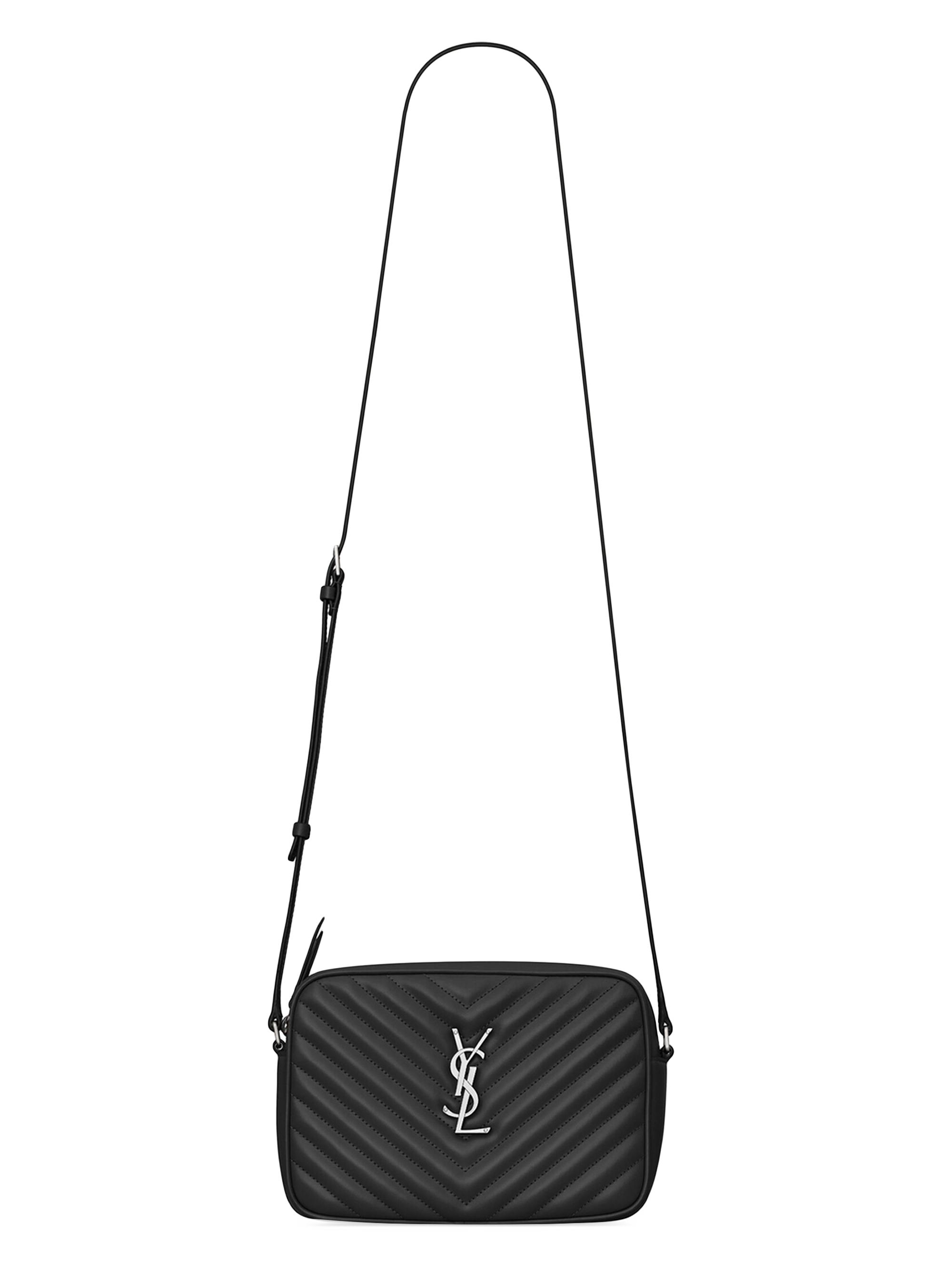 SAINT LAURENT ブラックショルダーバッグ JAMIE shoulder pouch in lambskin in Black | Saint Laurent | YSL EN-AT