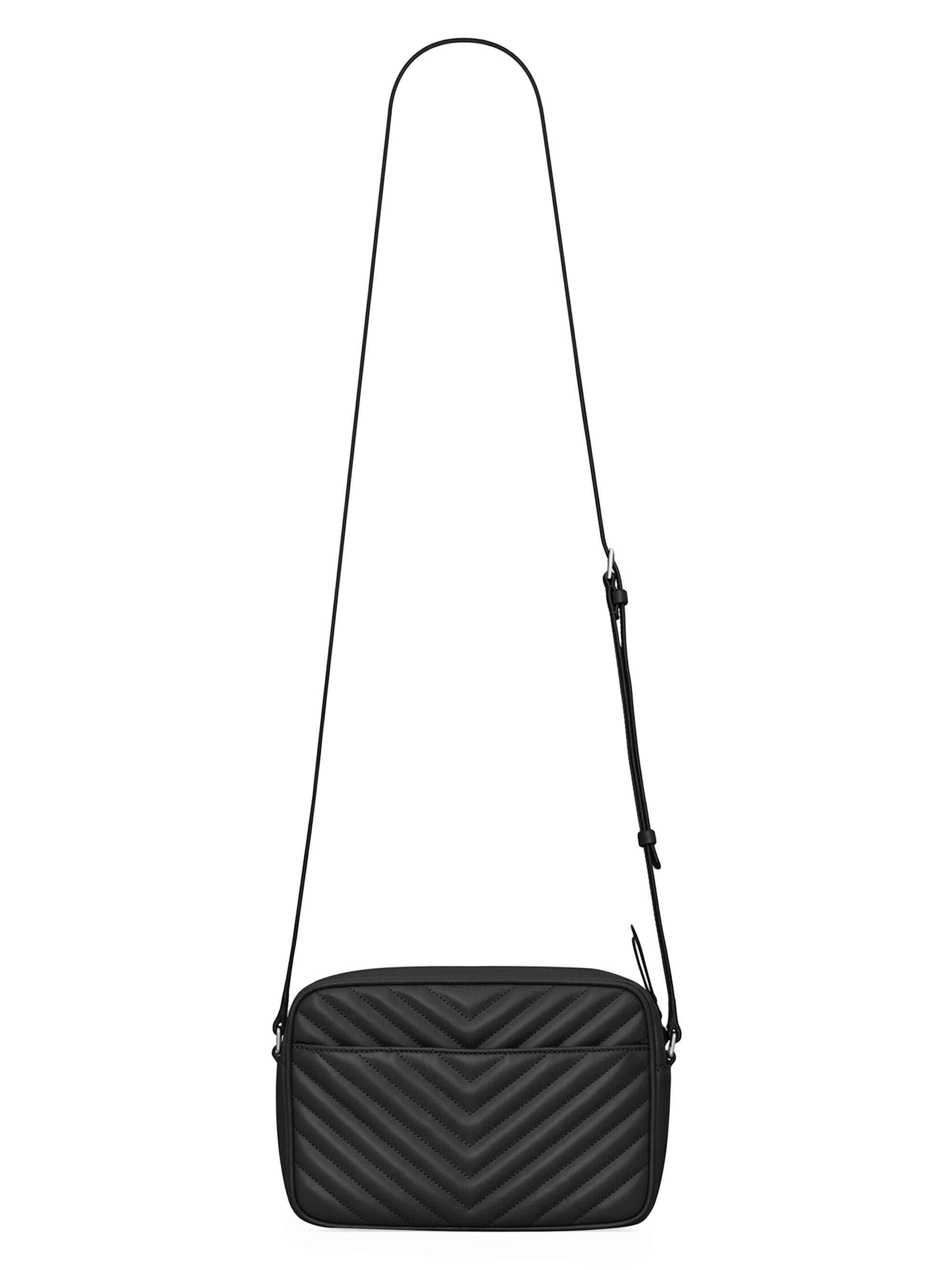 SAINT LAURENT ブラックショルダーバッグ JAMIE shoulder pouch in lambskin in Black | Saint Laurent | YSL EN-AT