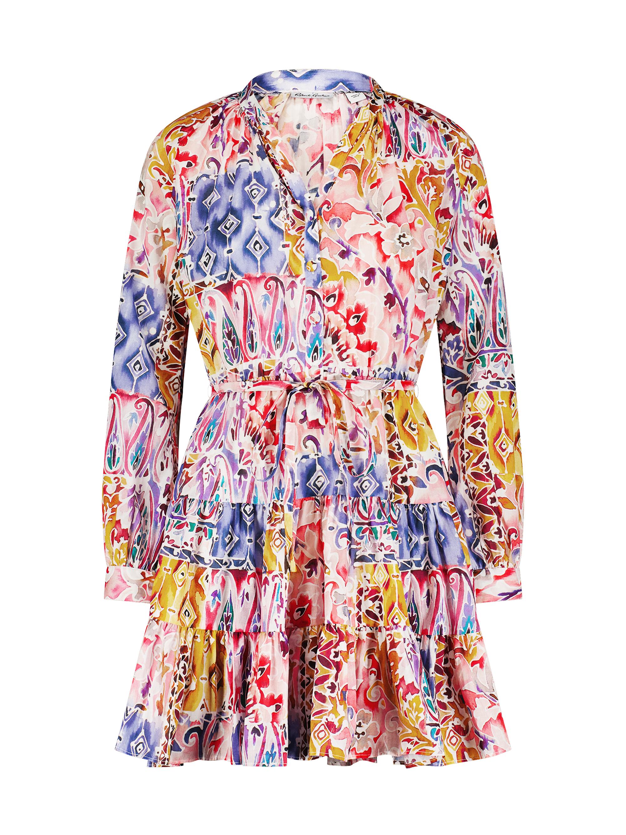 Robert Graham Women's Sydney Paisley Long-Sleeve Minidress