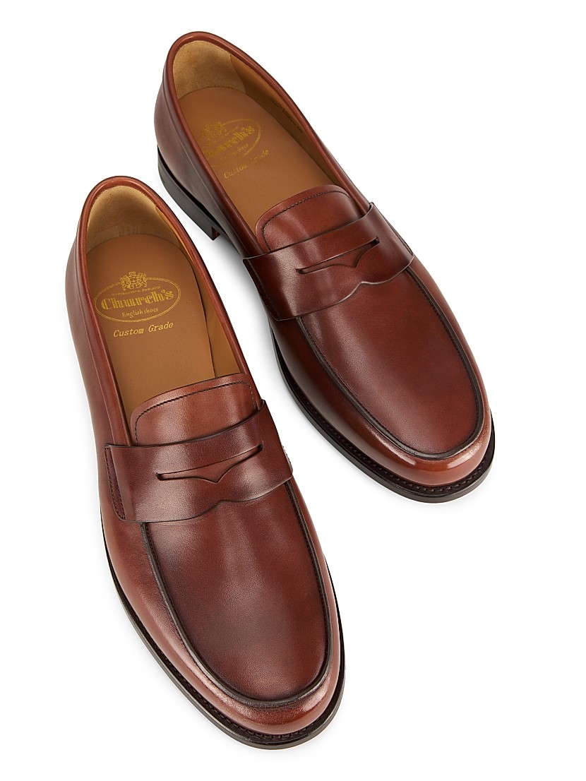 Shop Church's Milford Leather Loafers | Saks Fifth Avenue Shop Church's Milford Leather Loafers | Saks Fifth Avenue