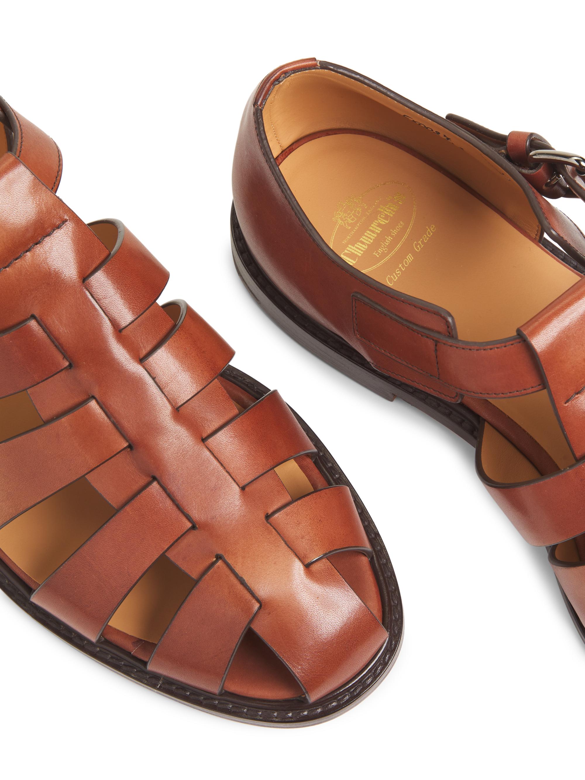 Church's Fisherman 3 Caged Leather Sandals | Saks Fifth Avenue