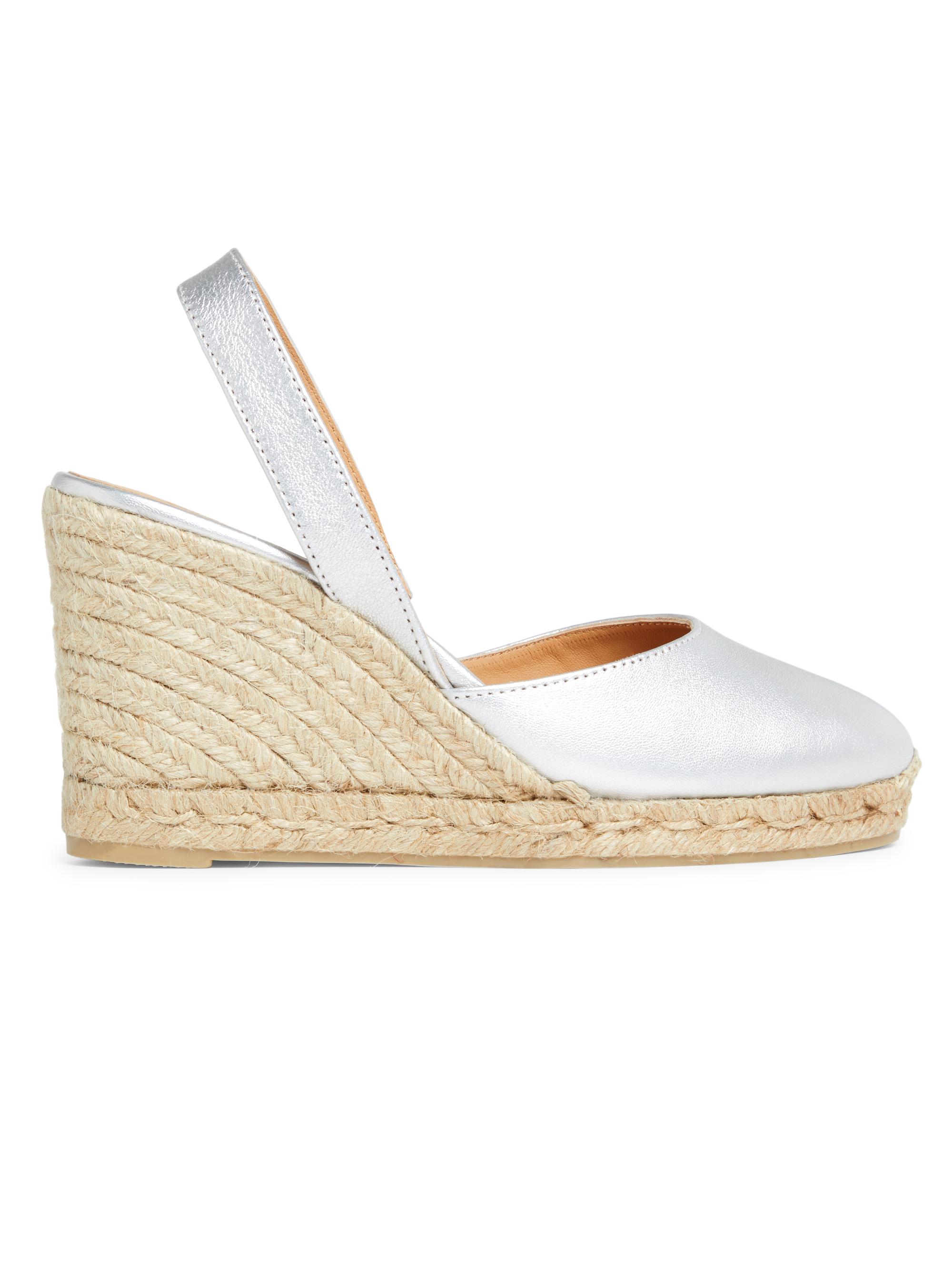 Castañer Carissa 90MM Leather Wedge Sandals | Saks Fifth Avenue