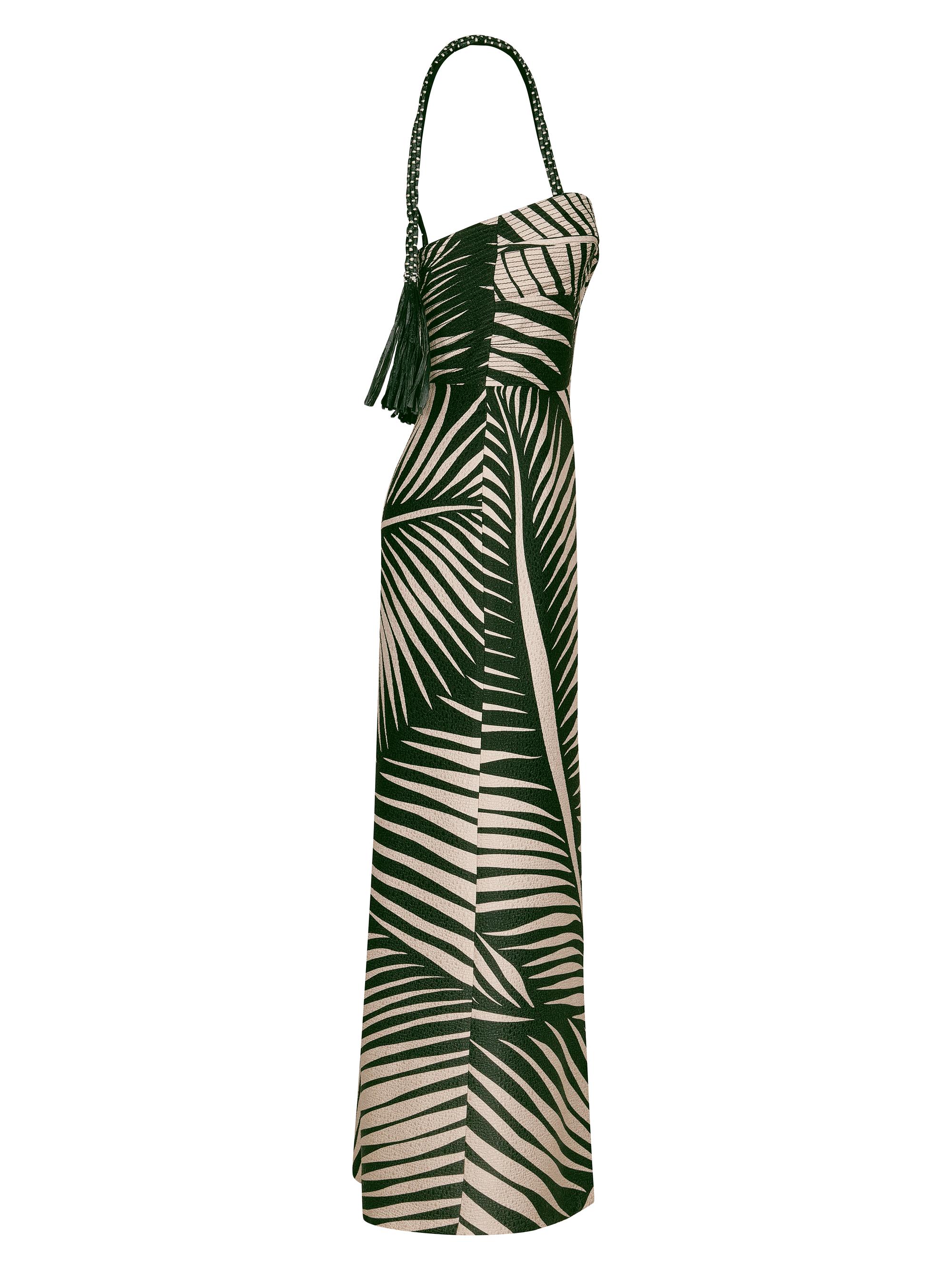 Johanna Ortiz Tropicana Nights Wool-Silk Midi Dress | Saks Fifth