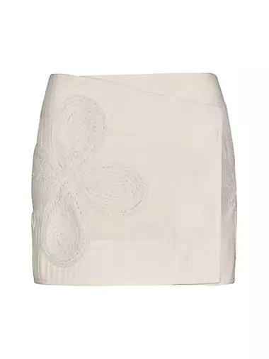 Brouhaha Embroidered Miniskirt