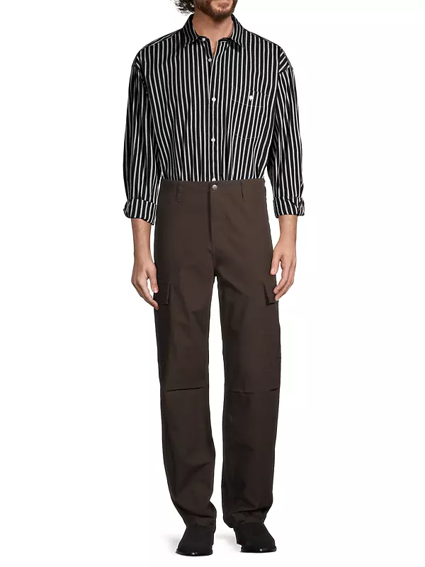 Shop Carhartt WIP Ligety Striped Cotton Button-Front Shirt | Saks 