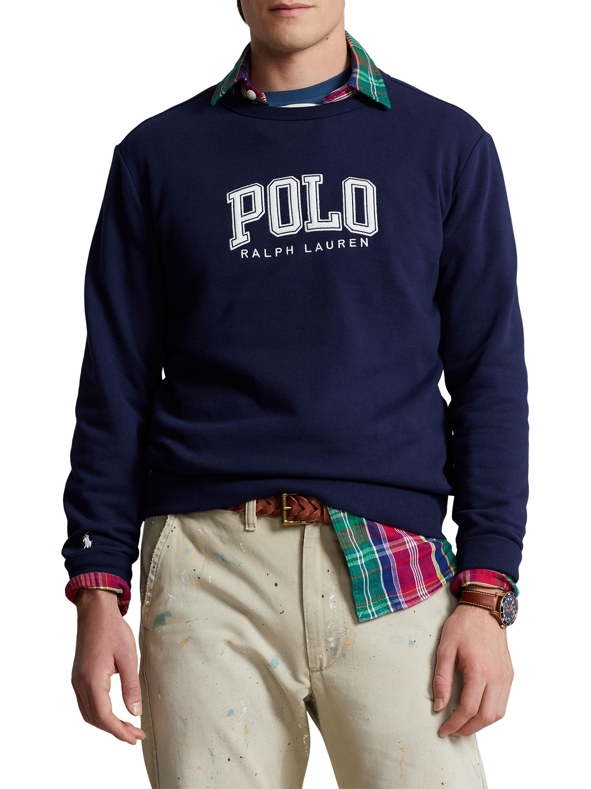 Polo Ralph Lauren Logo-Embroidered Crewneck Sweatshirt | Saks
